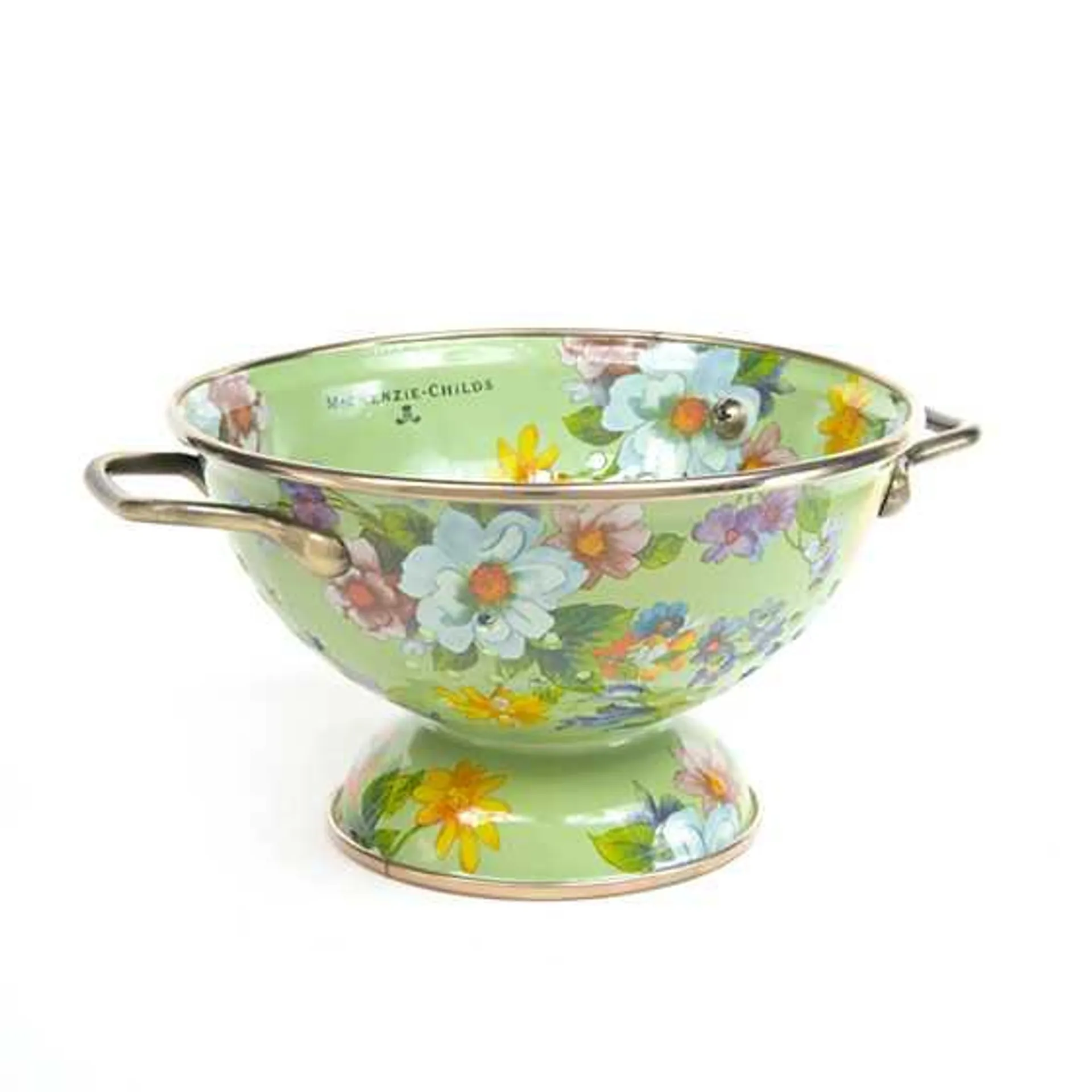 Green Flower Market Small Colander