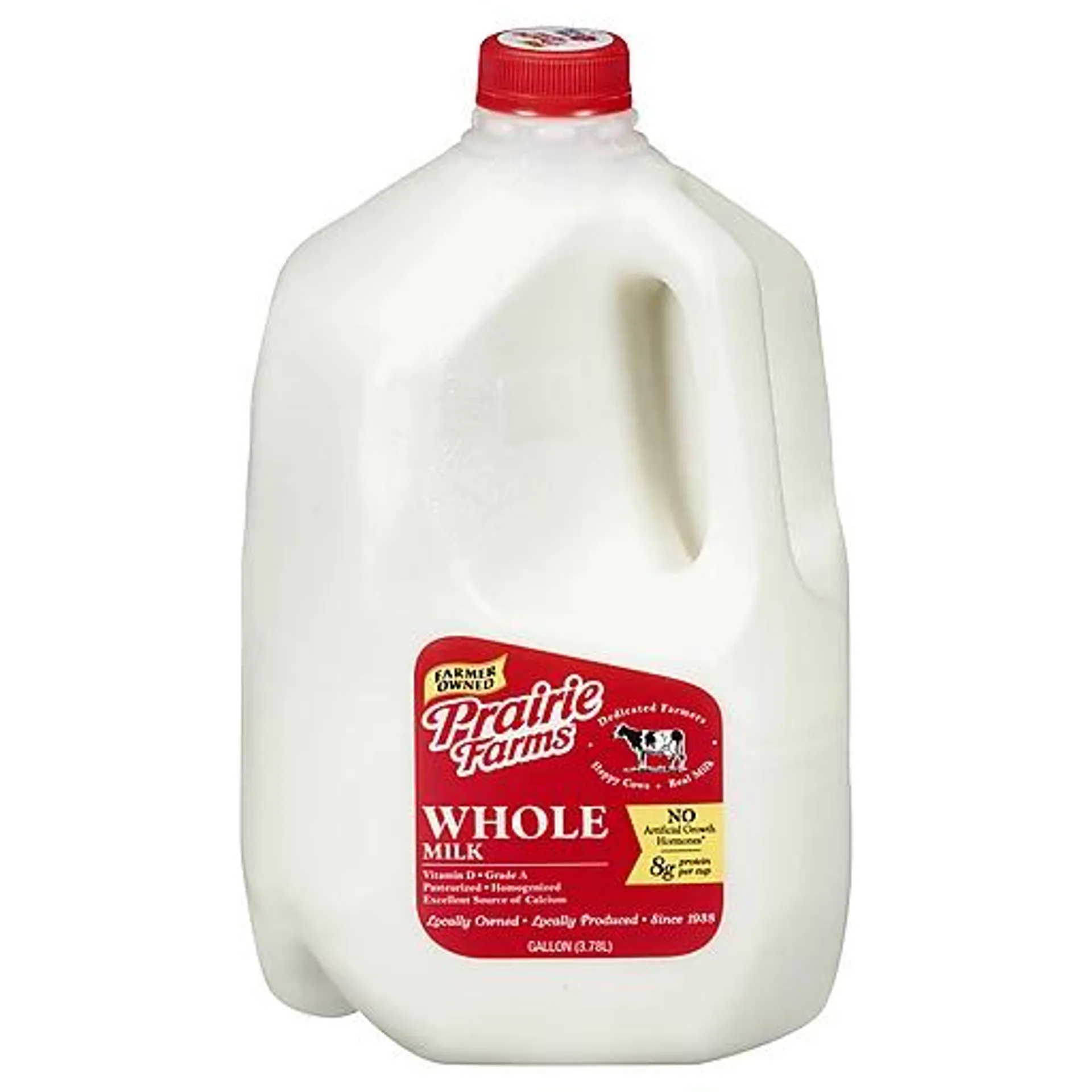 Prairie Farms Milk, Whole 1 gal