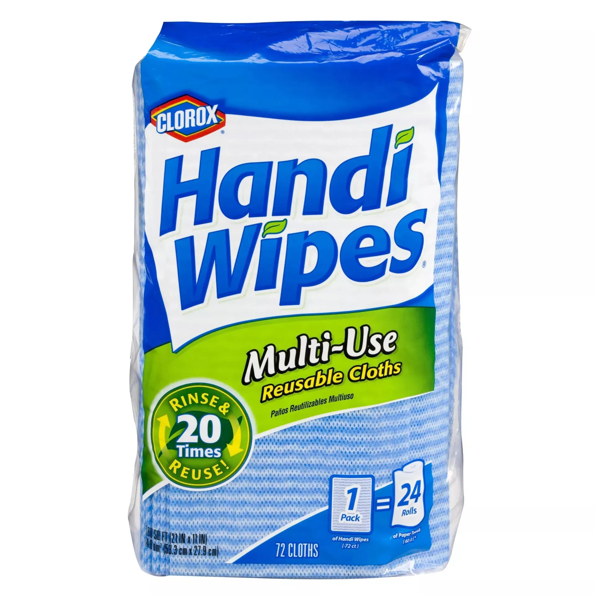 Clorox Handi Wipes Multi-use Reusable Cloths, 72 ct.