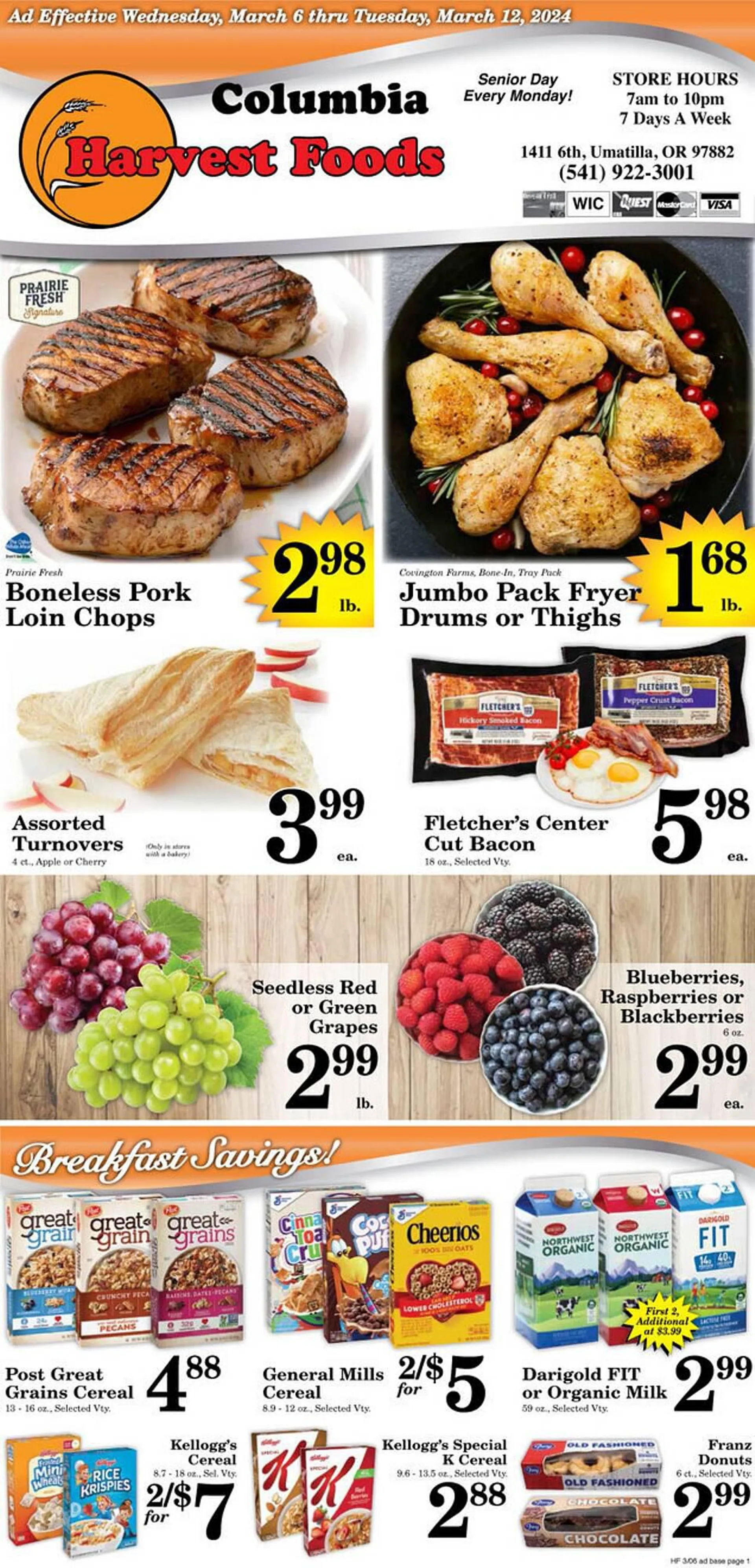 Weekly ad Harvest Foods ad from March 6 to March 12 2024 - Page 
