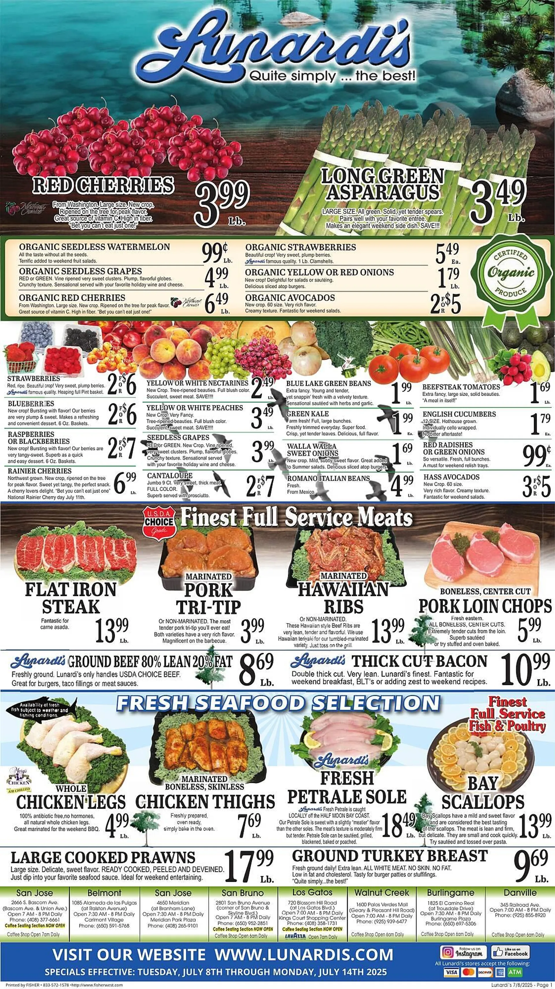 Weekly ad Lunardis Weekly Ad from July 8 to July 14 2025 - Page 1
