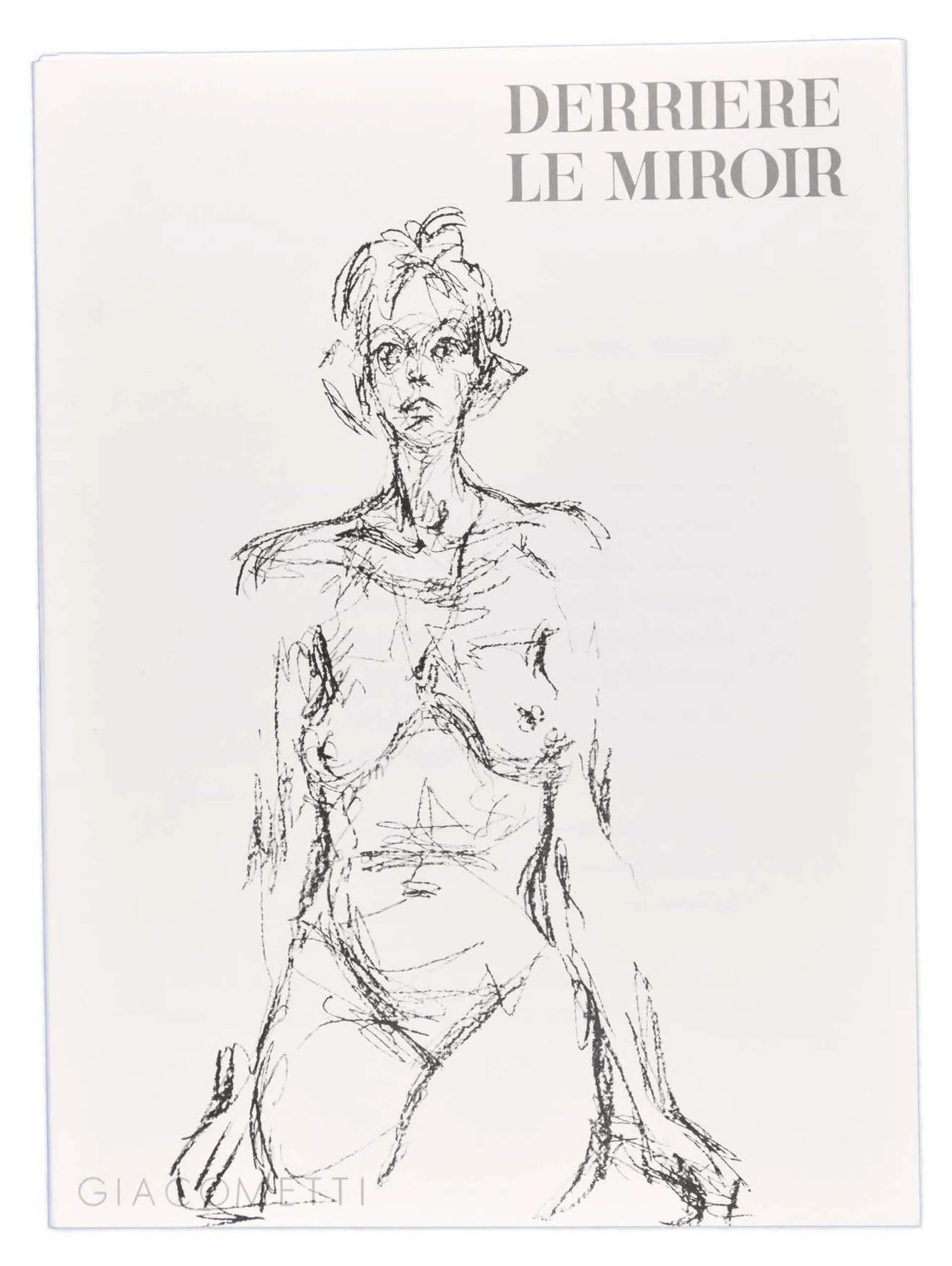 Derrière Le Miroir - Lithograph by Alberto Giacometti - 1961