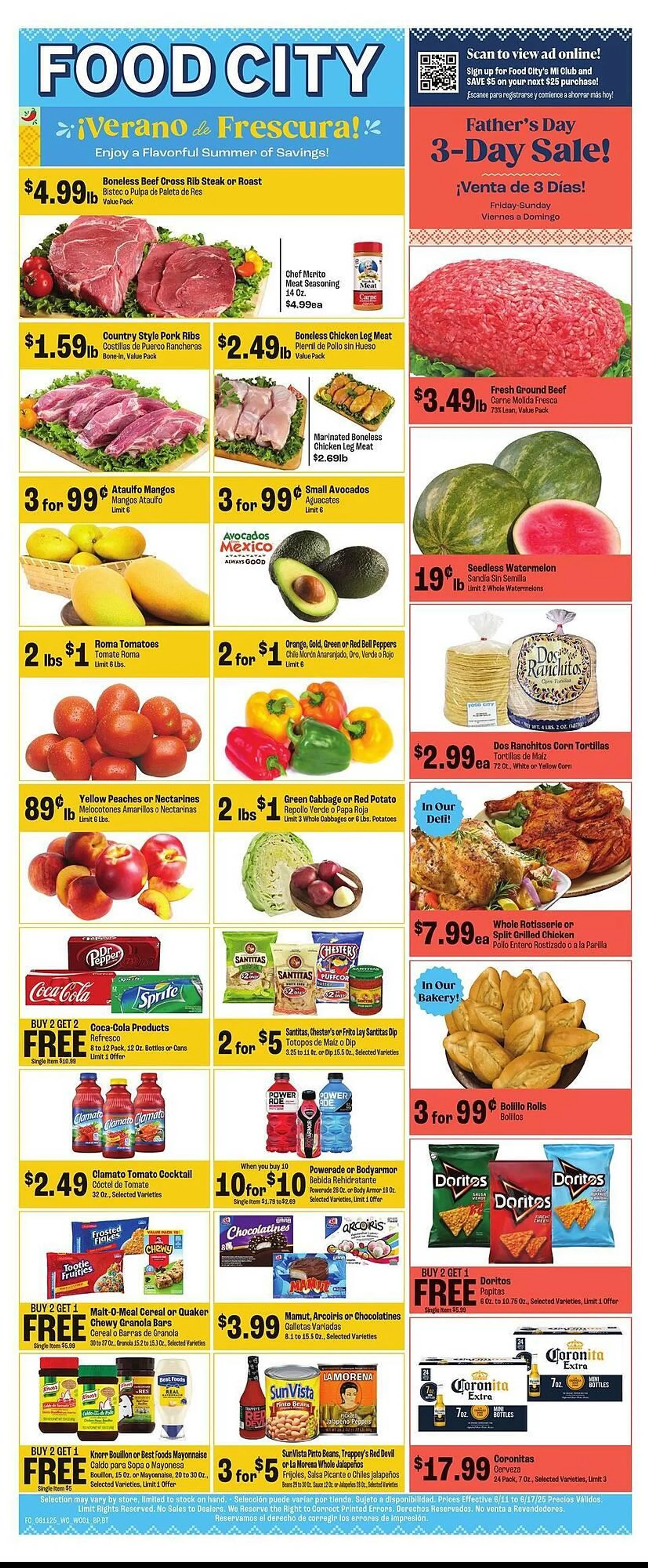 Weekly ad Food City Weekly Ad from June 11 to June 17 2025 - Page 1