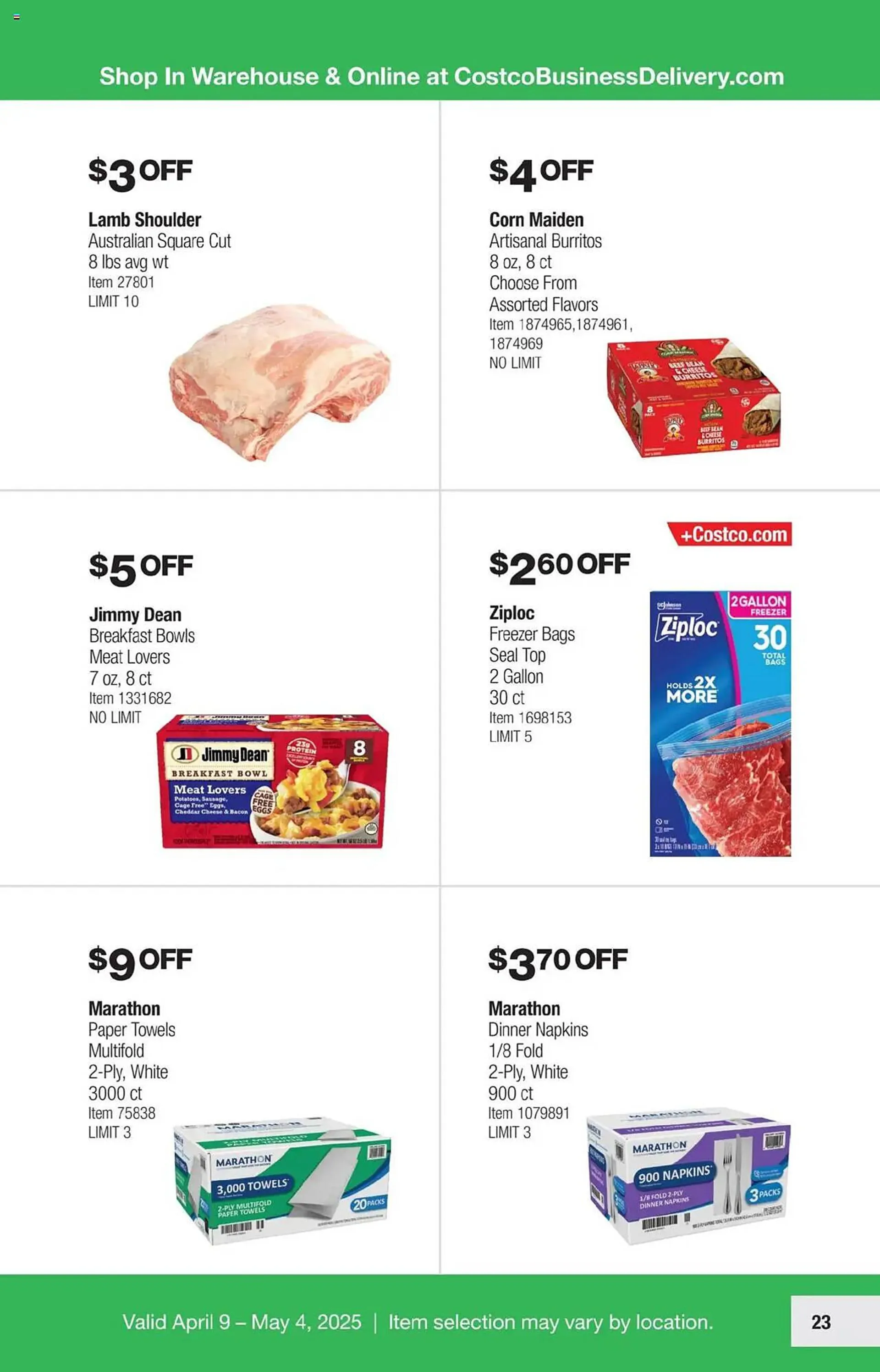 Weekly ad Costco Weekly Ad from April 9 to May 4 2025 - Page 23
