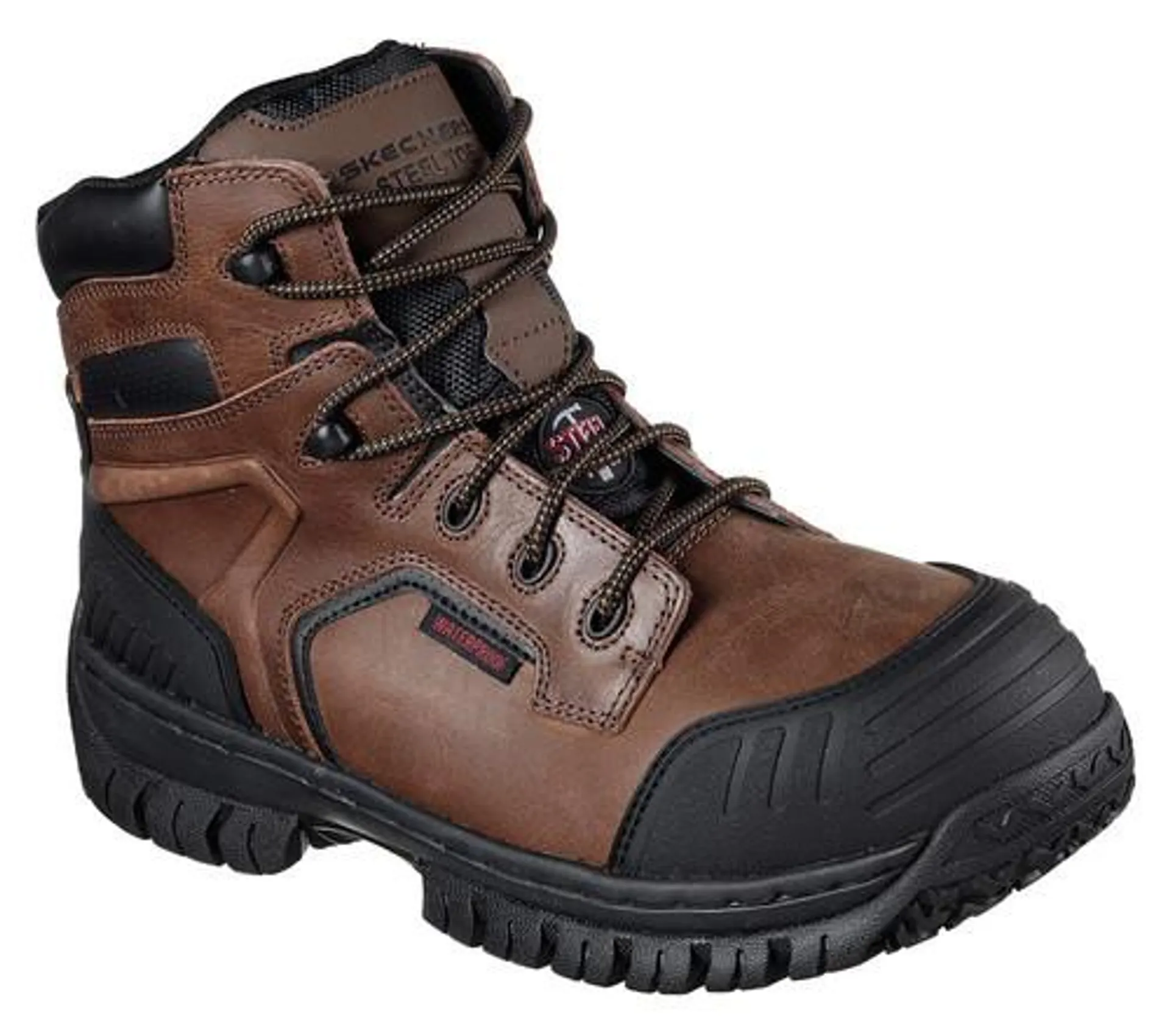 Skechers - Mens Work Onkin Steel Toe Waterproof 6" Boot