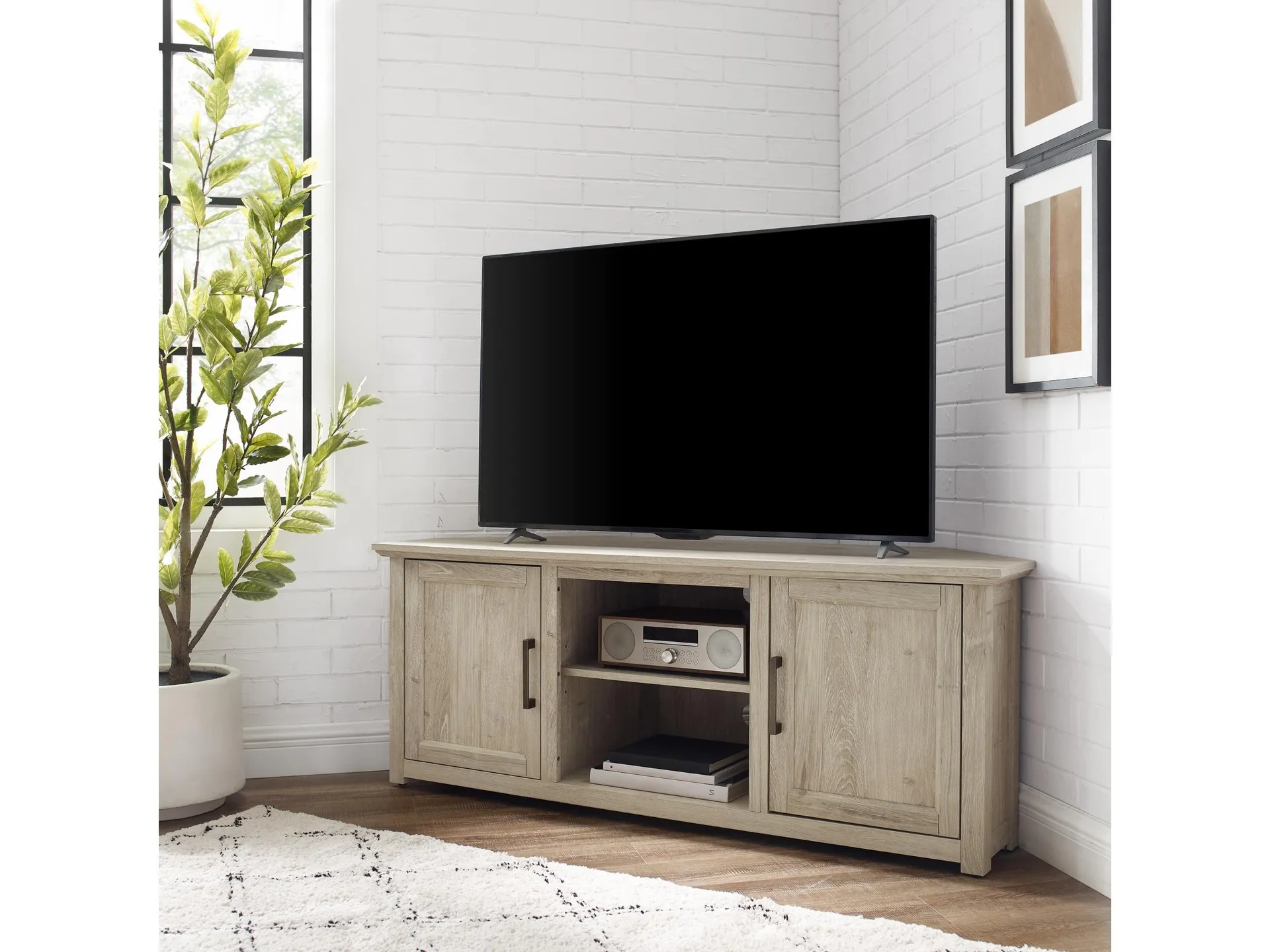 Crosley Furniture Camden Corner 58" TV Stand
