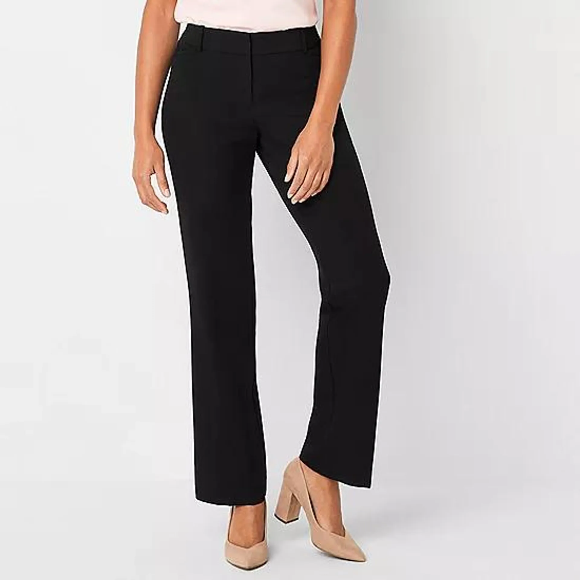 Liz Claiborne Audra Tailored Straight Fit Straight Trouser