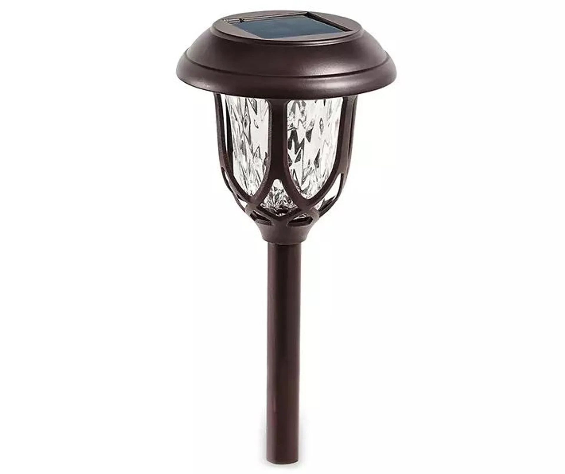 Brown LED Solar 10-Piece Pathway Light Set