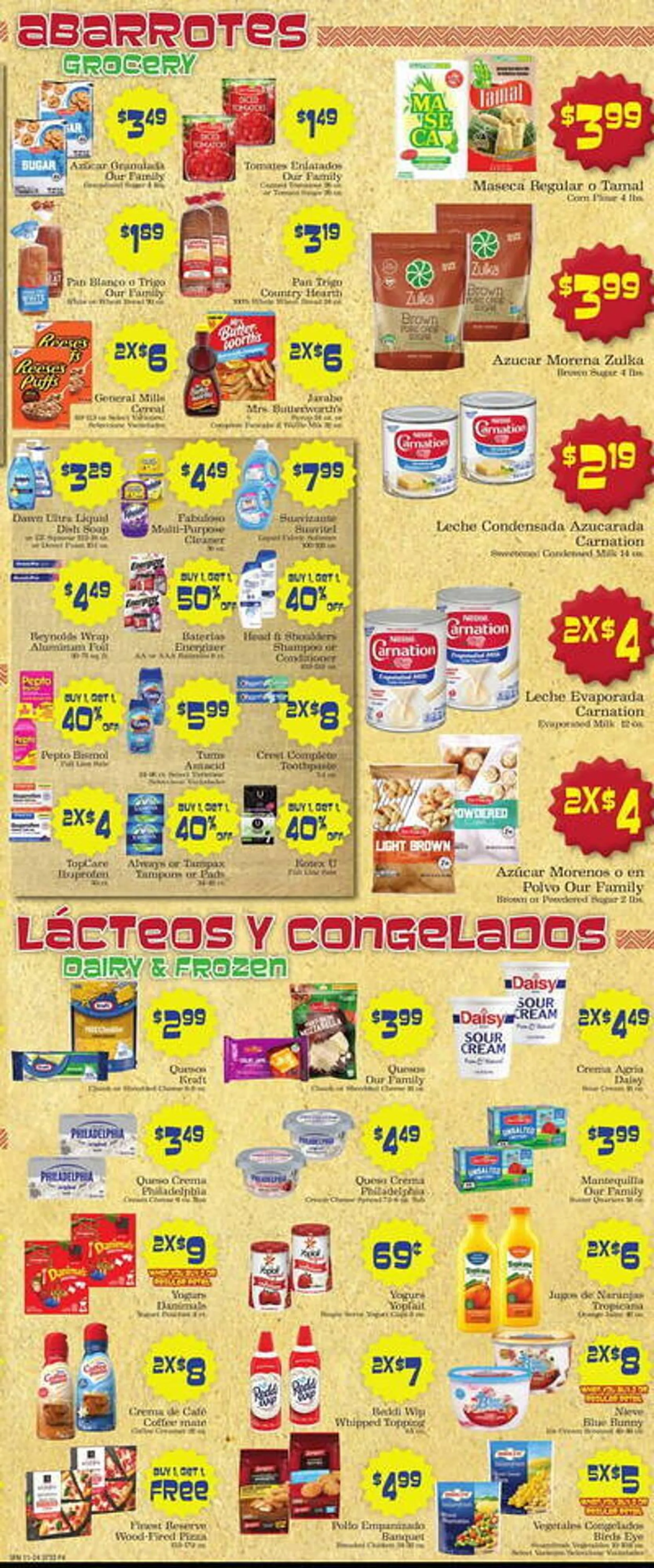 Weekly ad Supermercado Nuestra Familia Weekly Ad from November 24 to November 30 2024 - Page 4