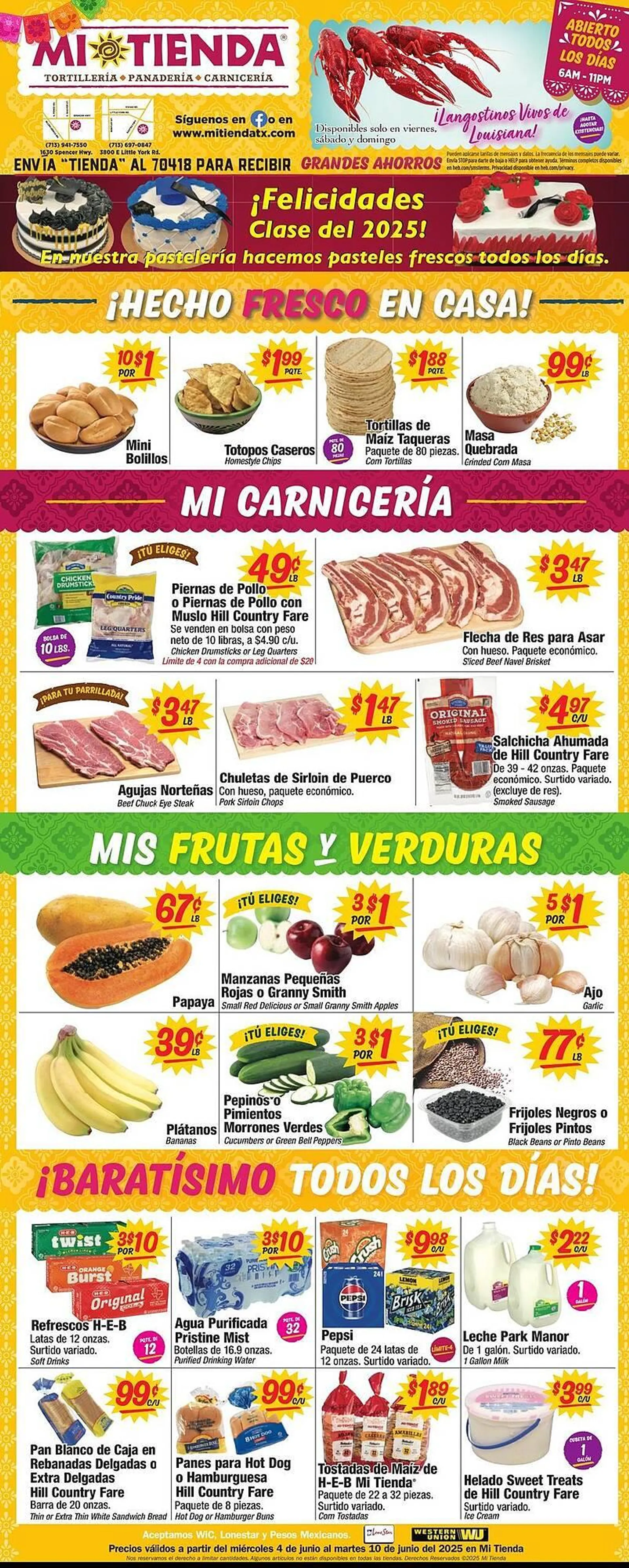Weekly ad Mi Tienda Weekly Ad from June 4 to June 10 2025 - Page 1