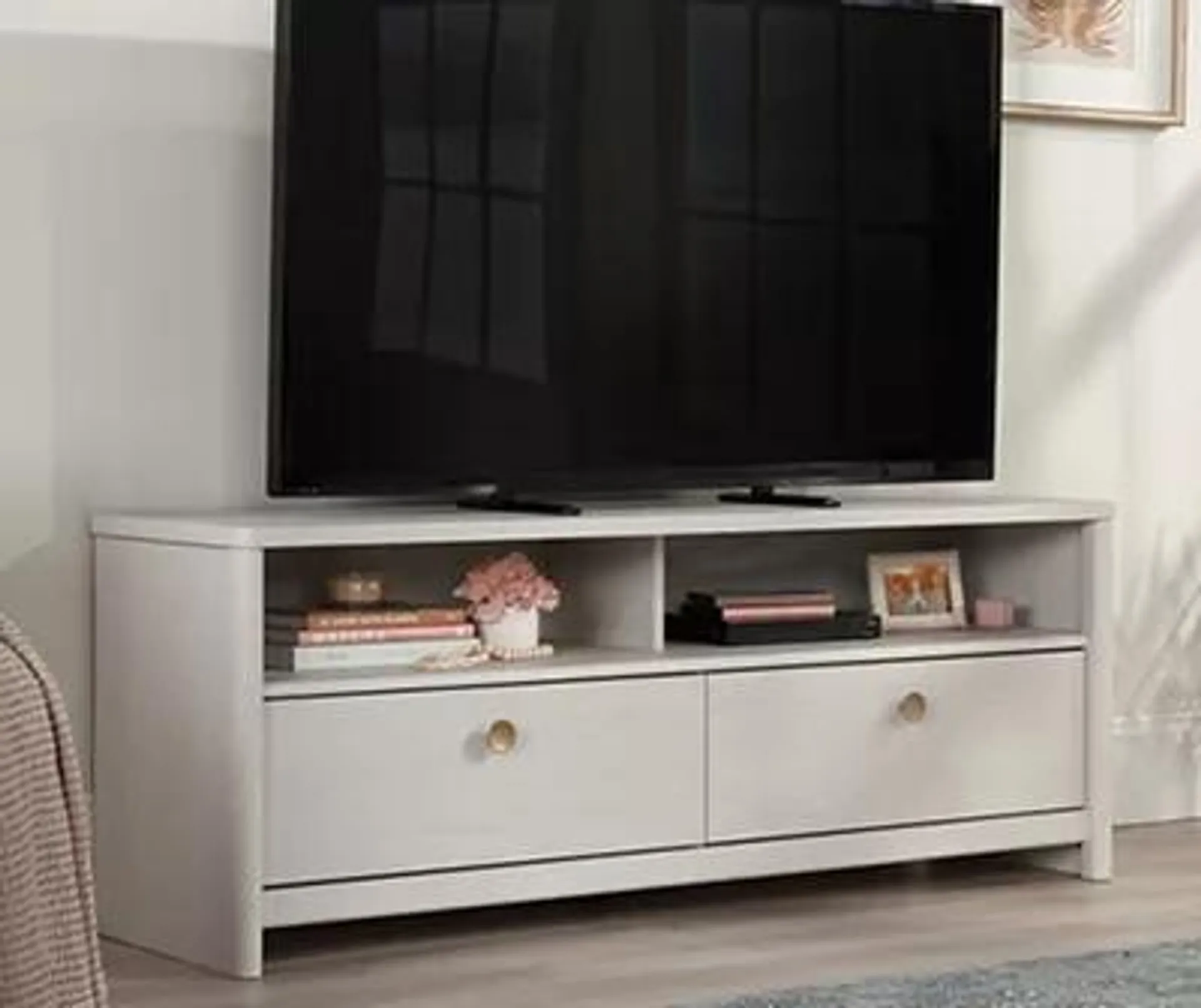 60" Dover Edge Glacier Oak TV Stand