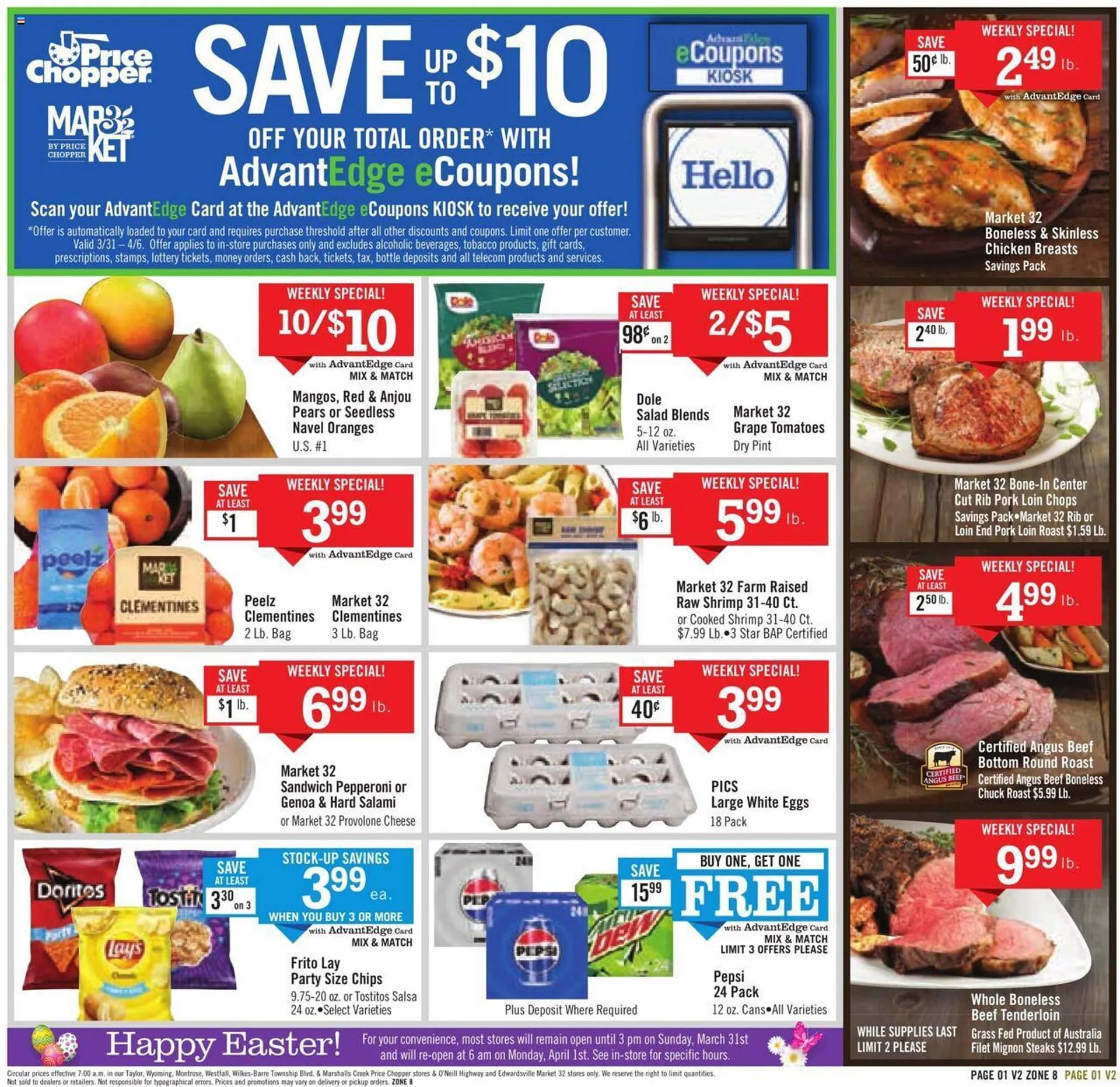 Weekly ad Price Chopper Weekly Ad from March 31 to April 6 2024 - Page 