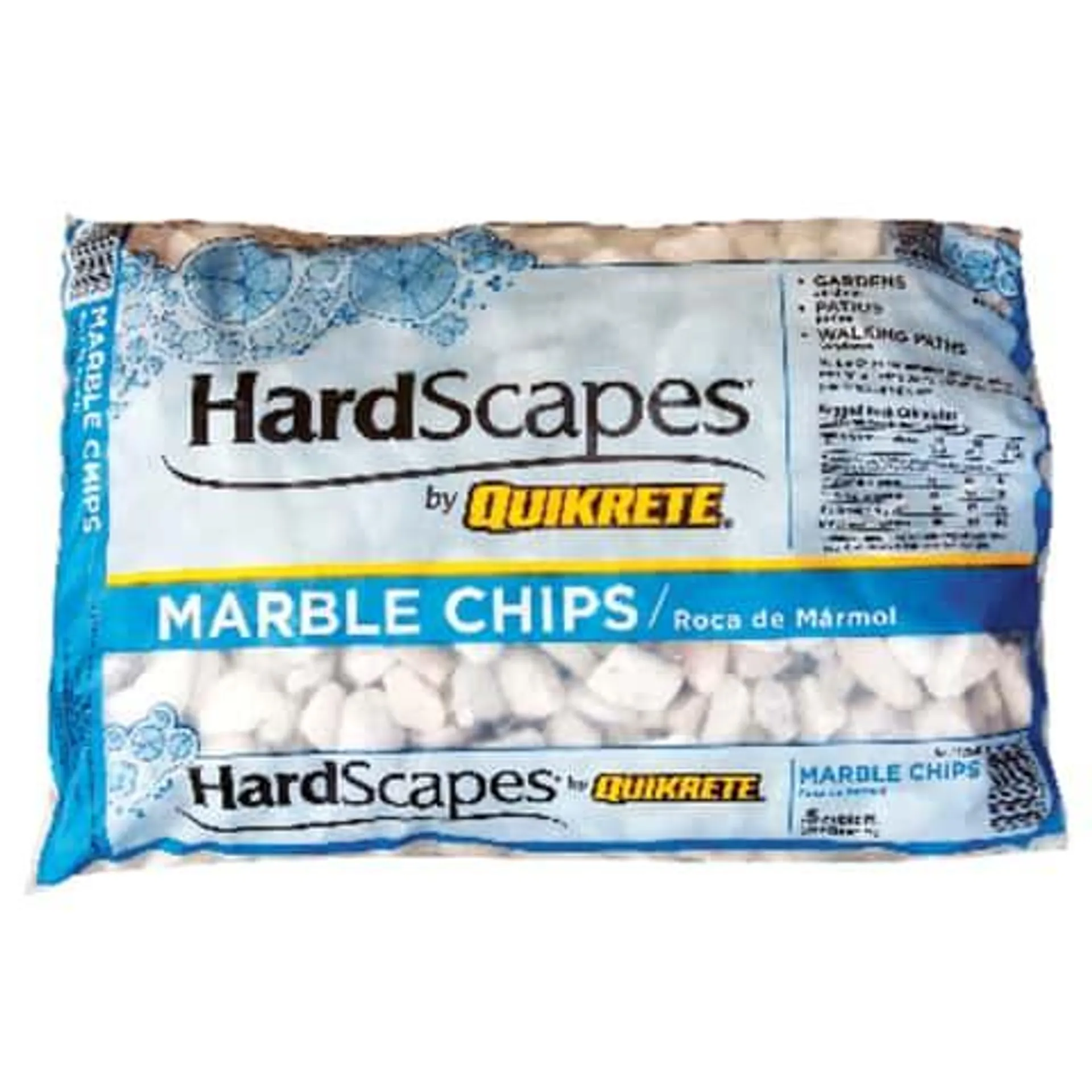 Quikrete HardScapes White Stone Marble Chips 0.5 cu ft 50 lb