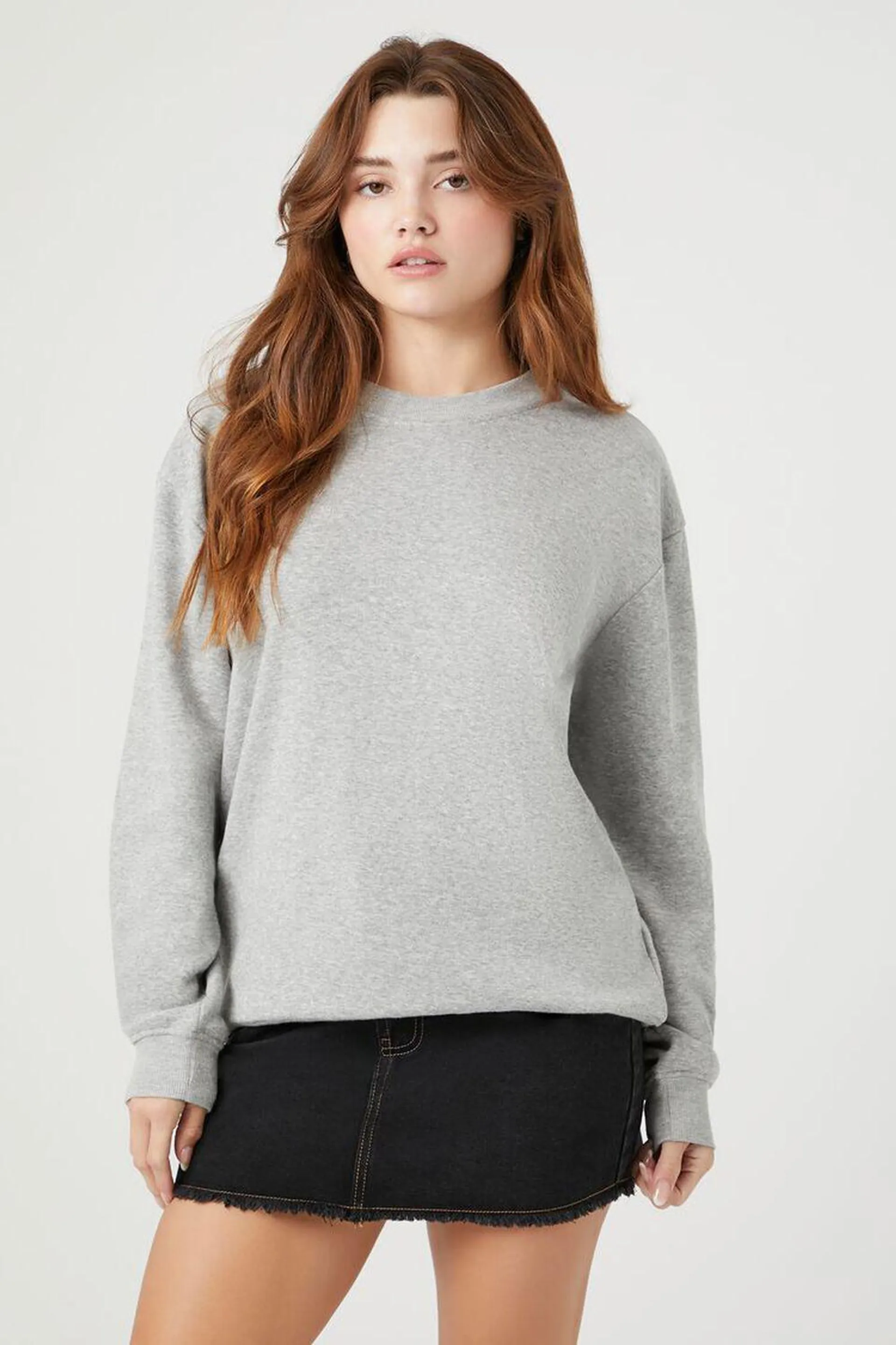 Fleece Drop-Sleeve Pullover
