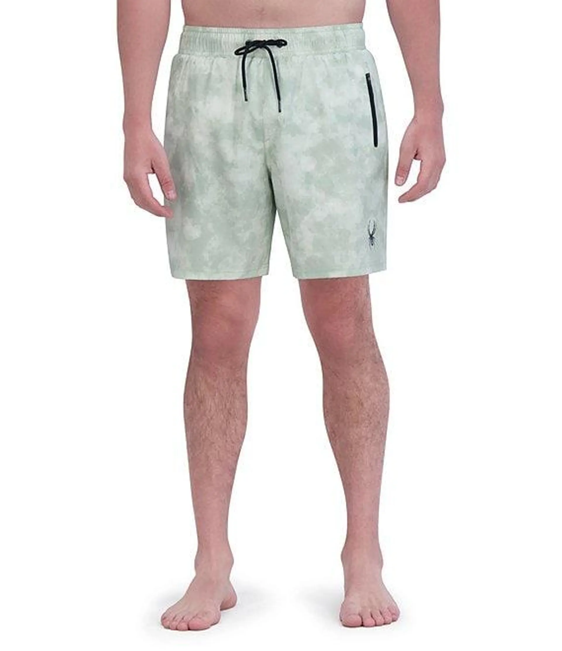 Luke Print 7" Inseam Volley Swim Trunks