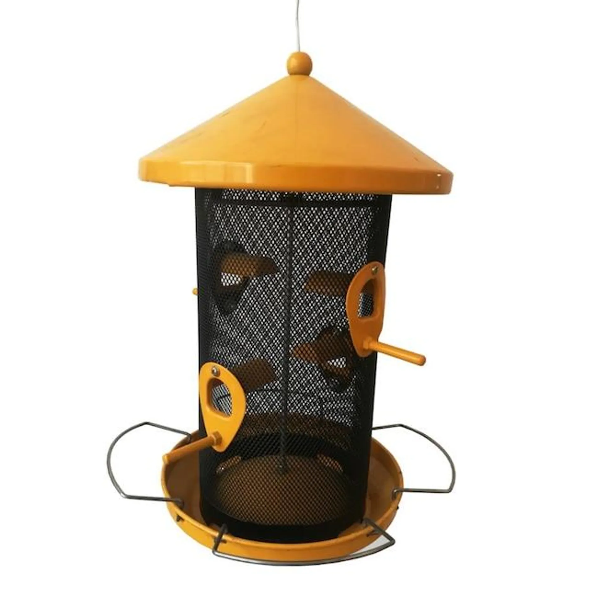 Style Selections Metal Hanging Hopper Bird Feeder- 4-lb