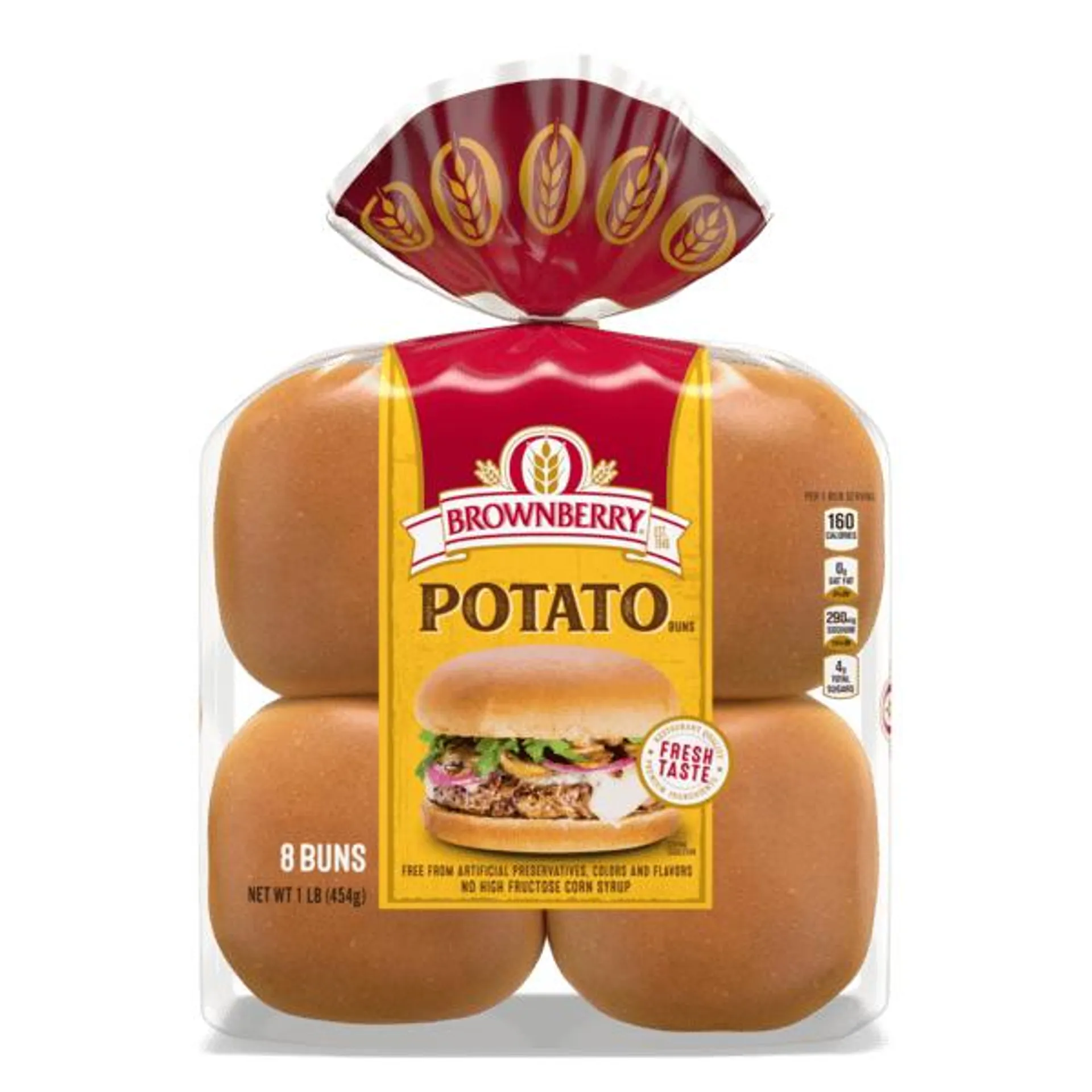 Brownberry Country Potato Sandwich Buns 8Ct