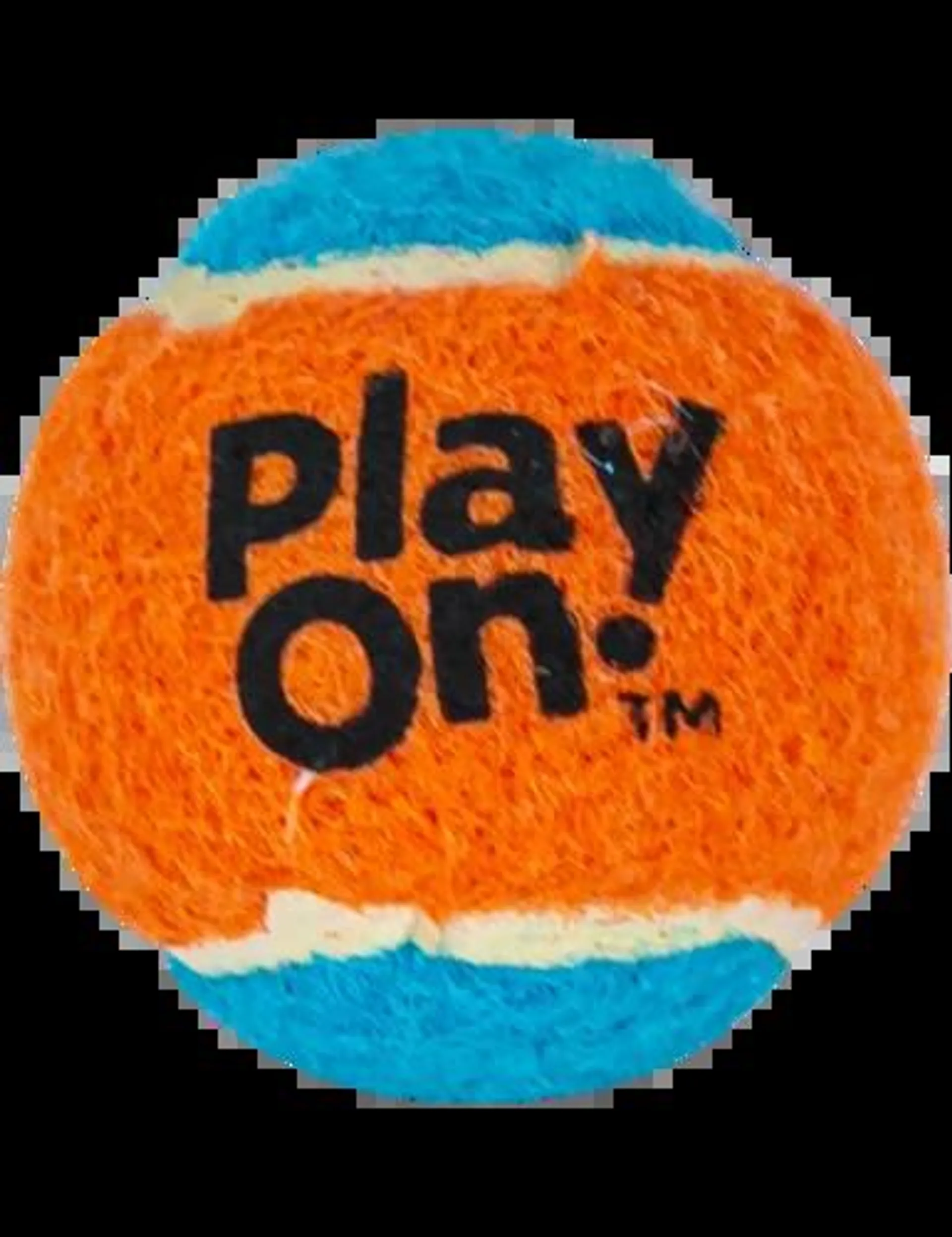 Play On Dog Toy, Tennis Ball Assorted Colors, 1.5 Inches