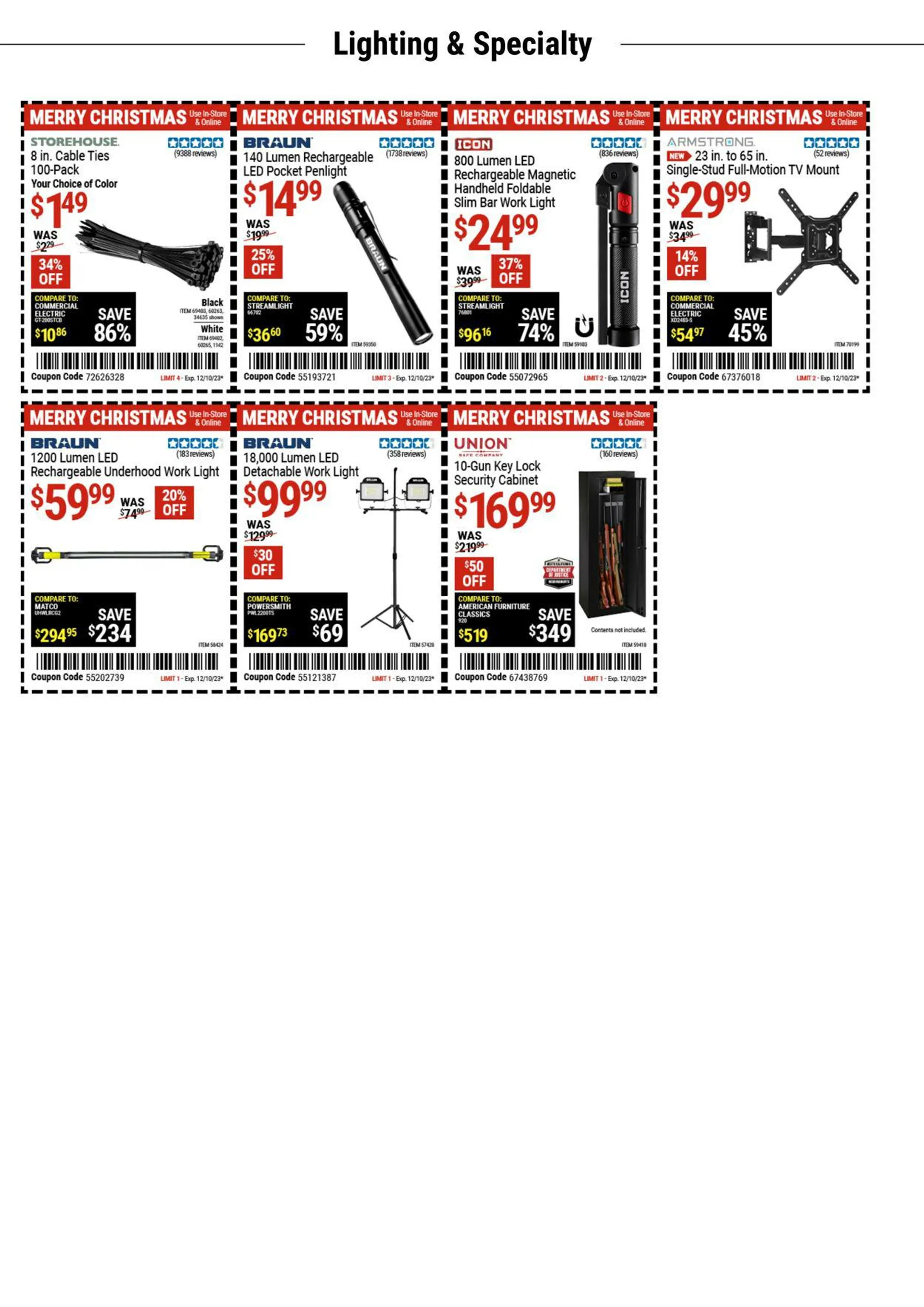 Weekly ad Harbor Freight from December 5 to December 18 2023 - Page 6