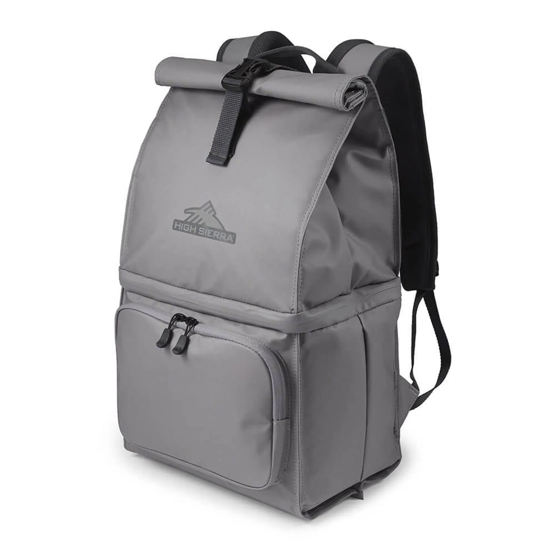 High Sierra Beach Cooler Backpack, Steel Gray/Mercury