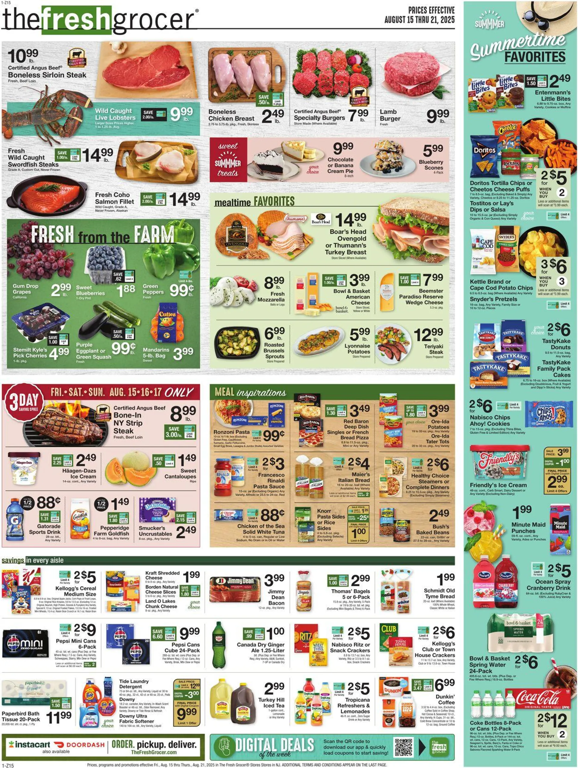 Weekly ad Gerrity's Supermarkets Current weekly ad from August 14 to August 21 2025 - Page 1