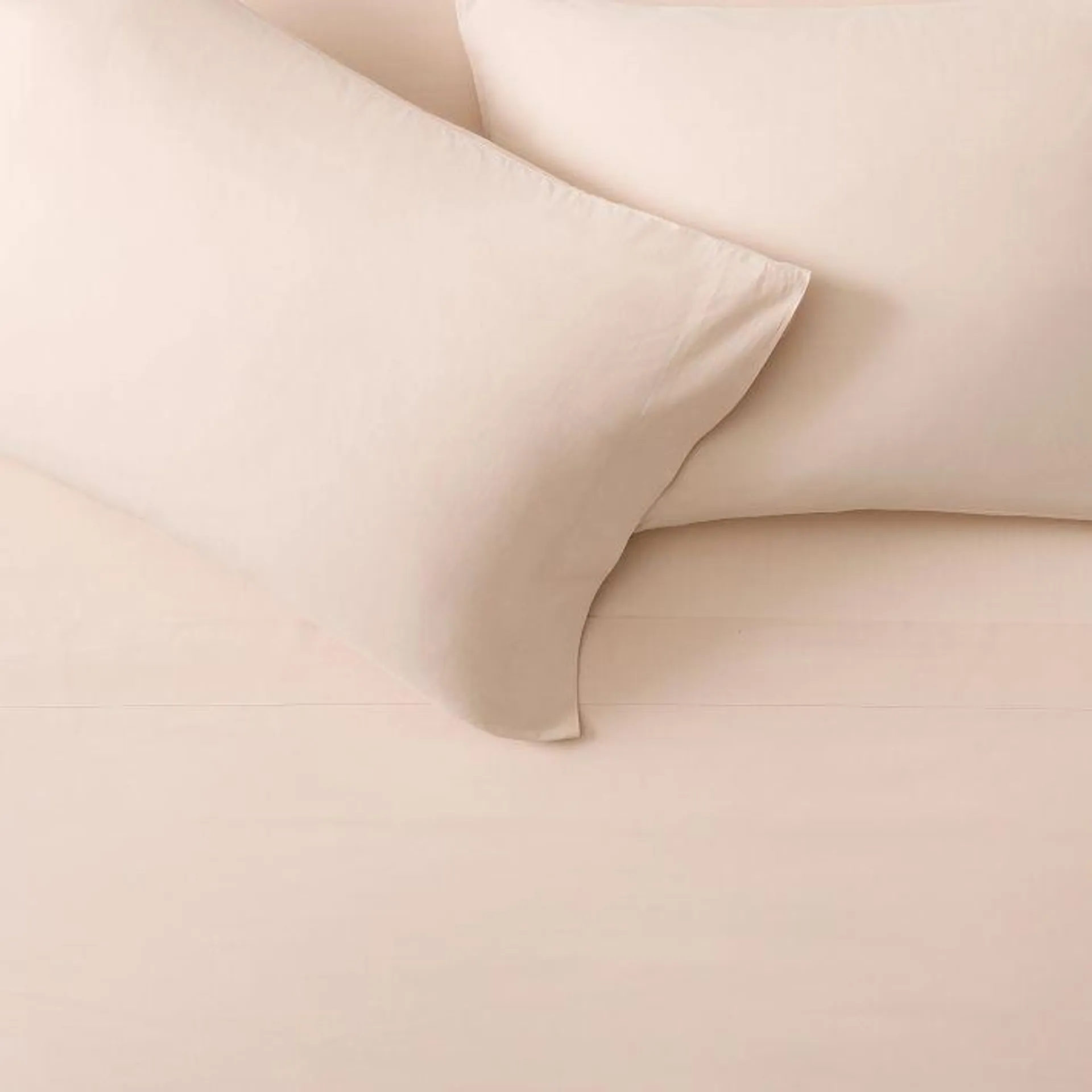 Organic Washed Cotton Percale Sheet Set - Clearance