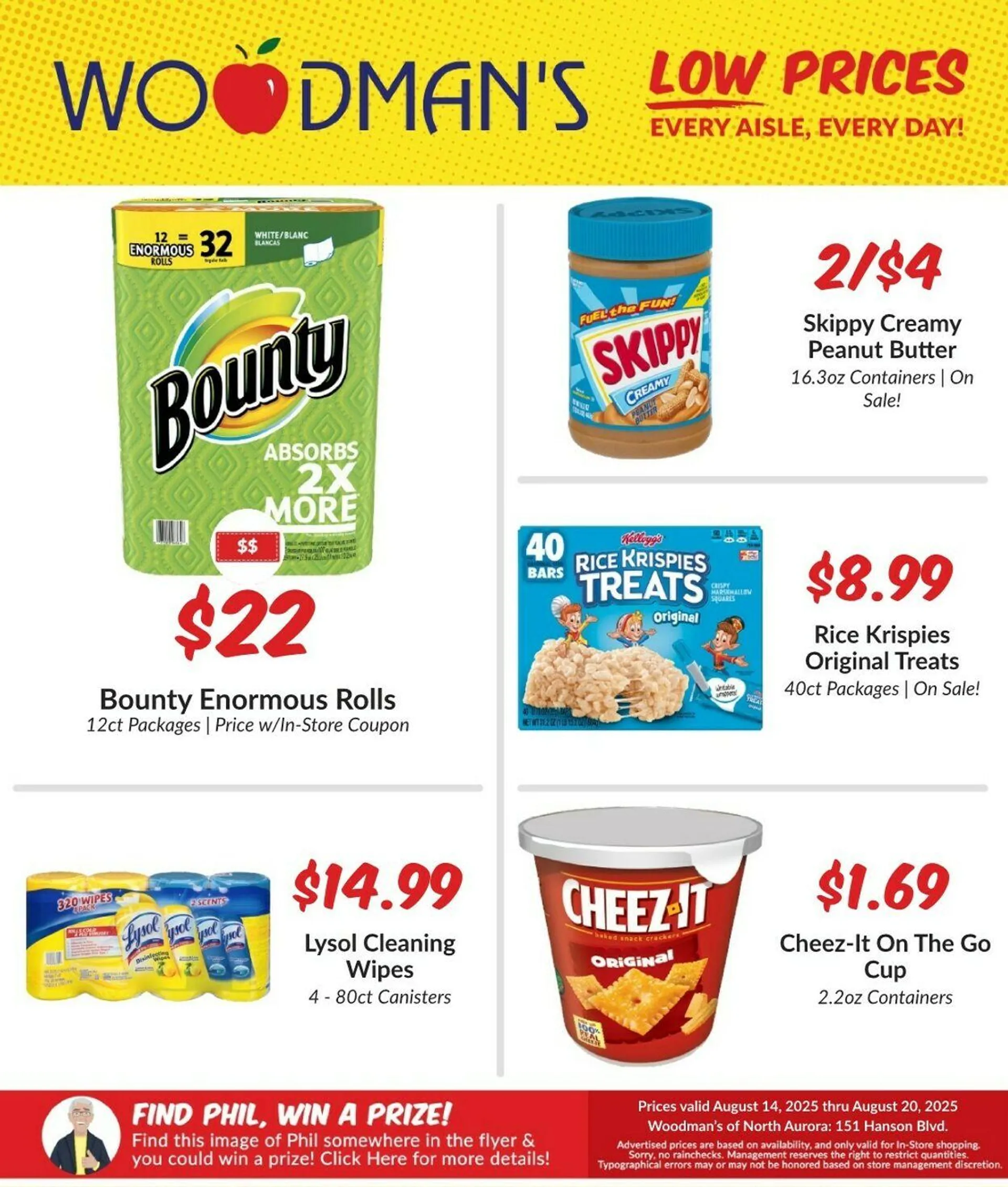 Weekly ad Woodman's Market - NORTH AURORA, IL from August 14 to August 20 2025 - Page 1