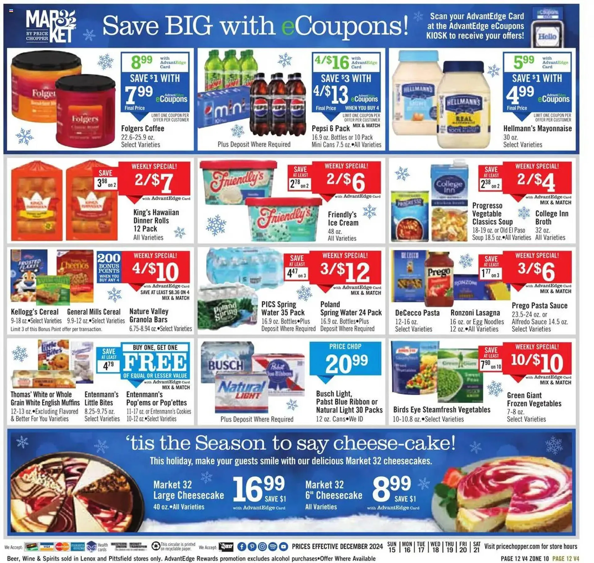 Weekly ad Price Chopper Weekly Ad from December 15 to December 28 2024 - Page 12