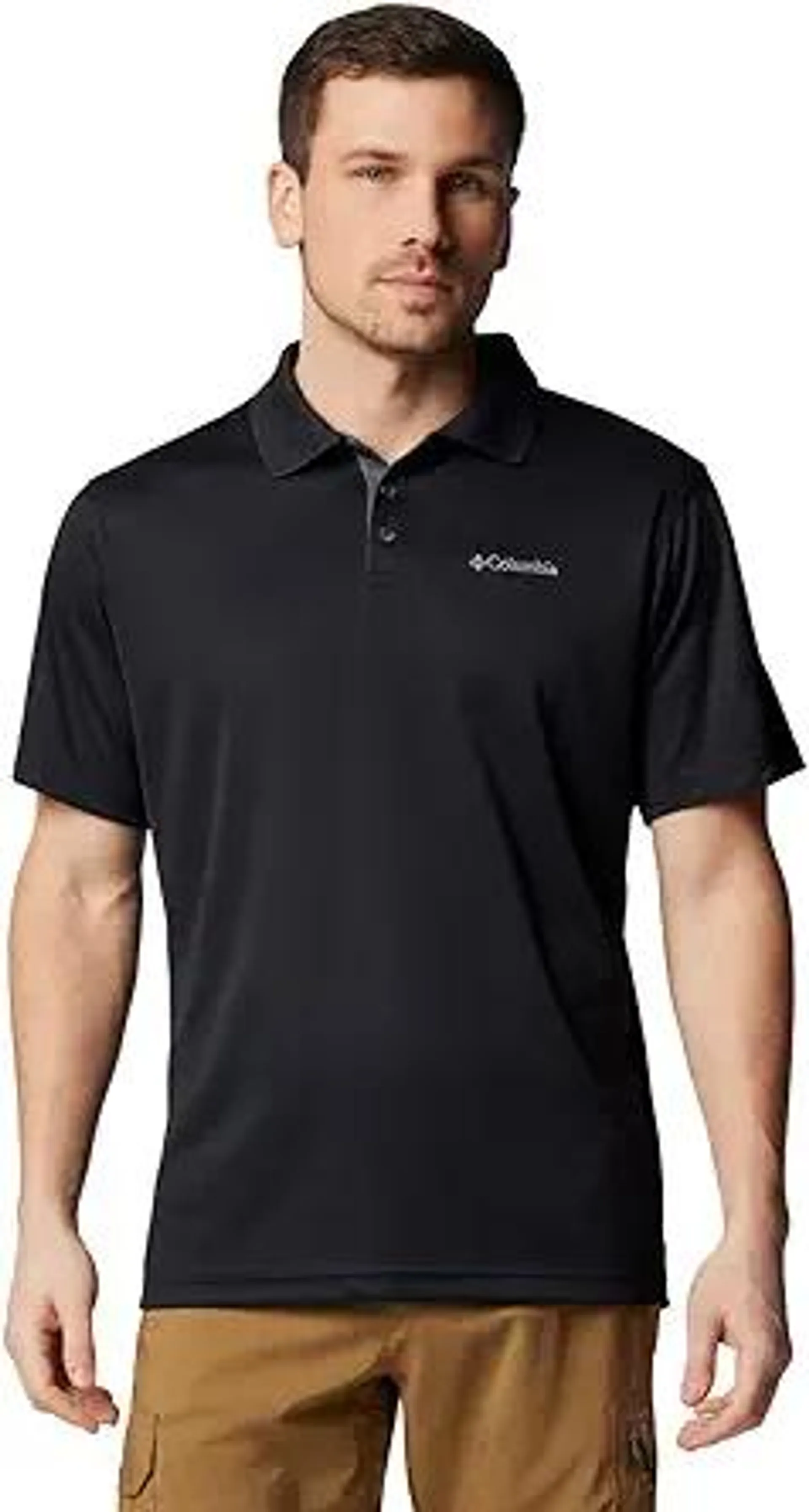 Columbia Men's Utilizer Polo, Black, X-Large