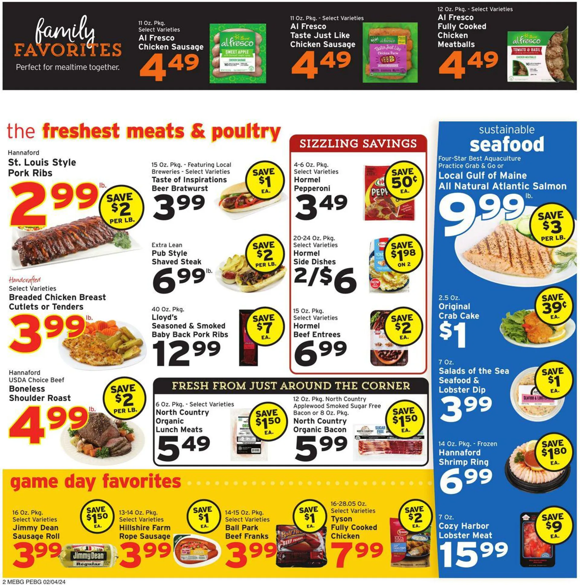Weekly ad Hannaford Current weekly ad from February 4 to February 10 2024 - Page 2