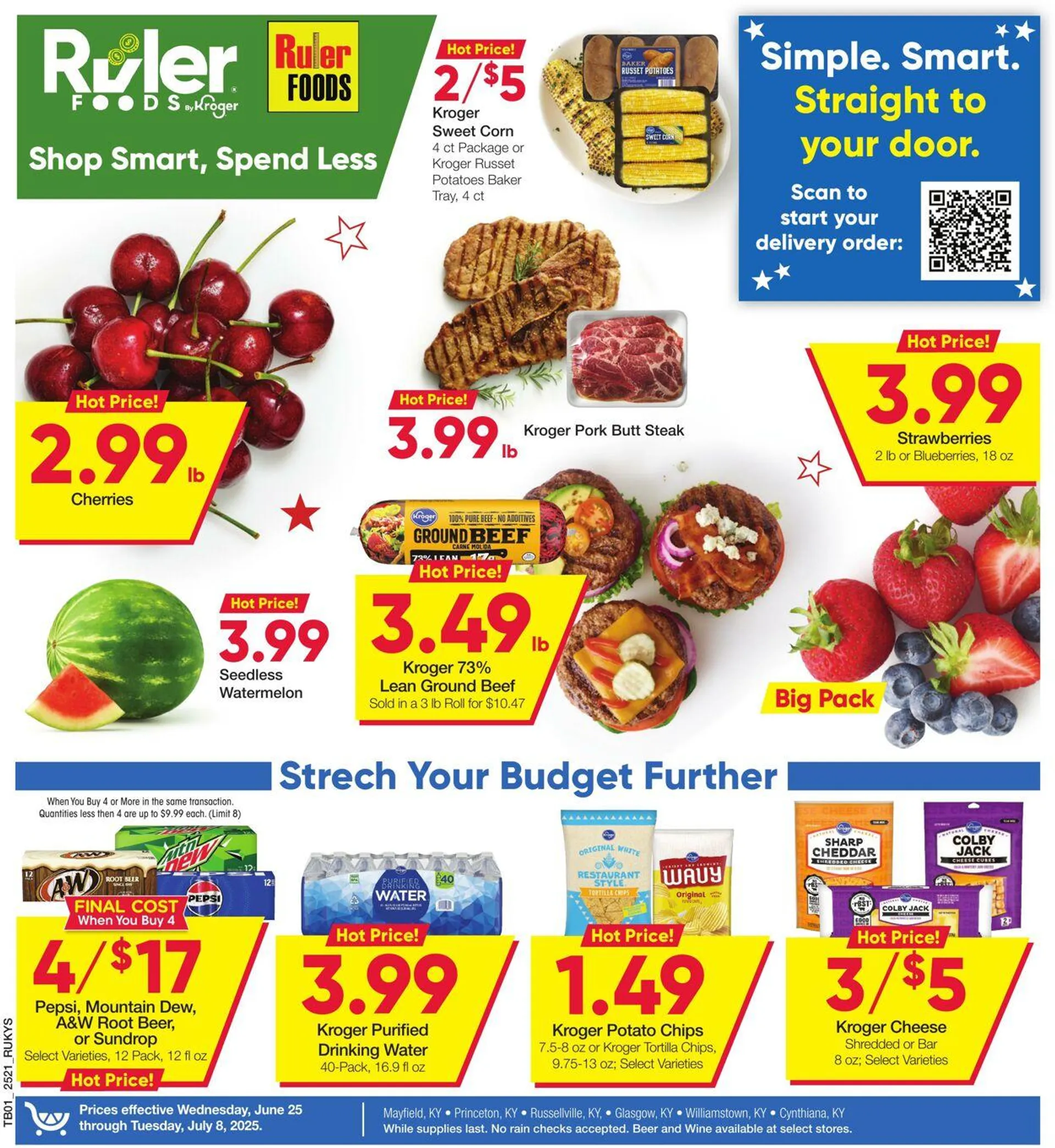 Weekly ad Ruler Foods Current weekly ad from June 25 to July 8 2025 - Page 1