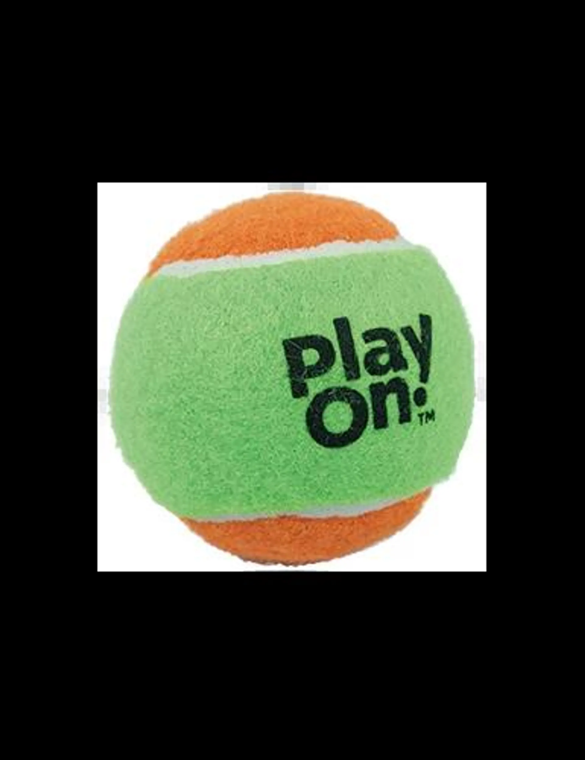 Play On Dog Toy, Tennis Ball Assorted Colors, 2.5 Inches