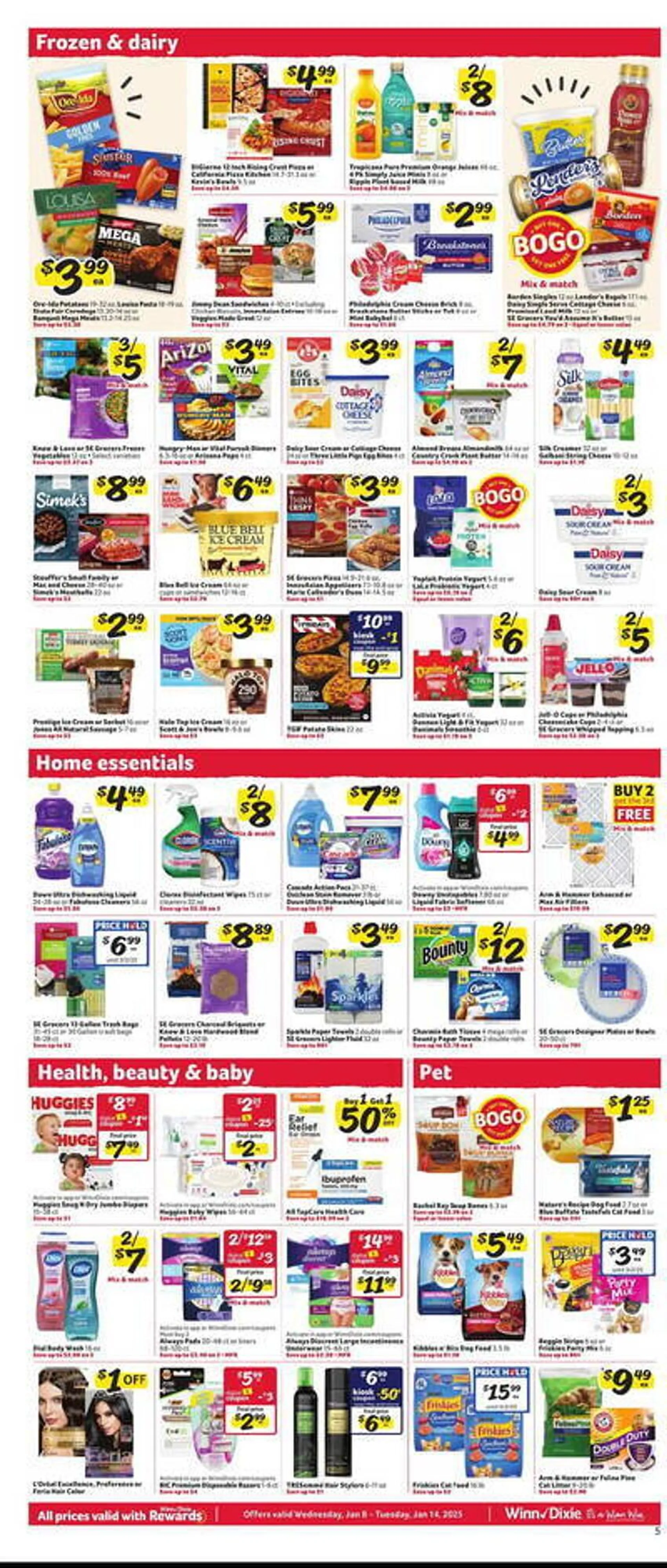 Weekly ad Winn Dixie Weekly Ad from January 8 to January 14 2025 - Page 7