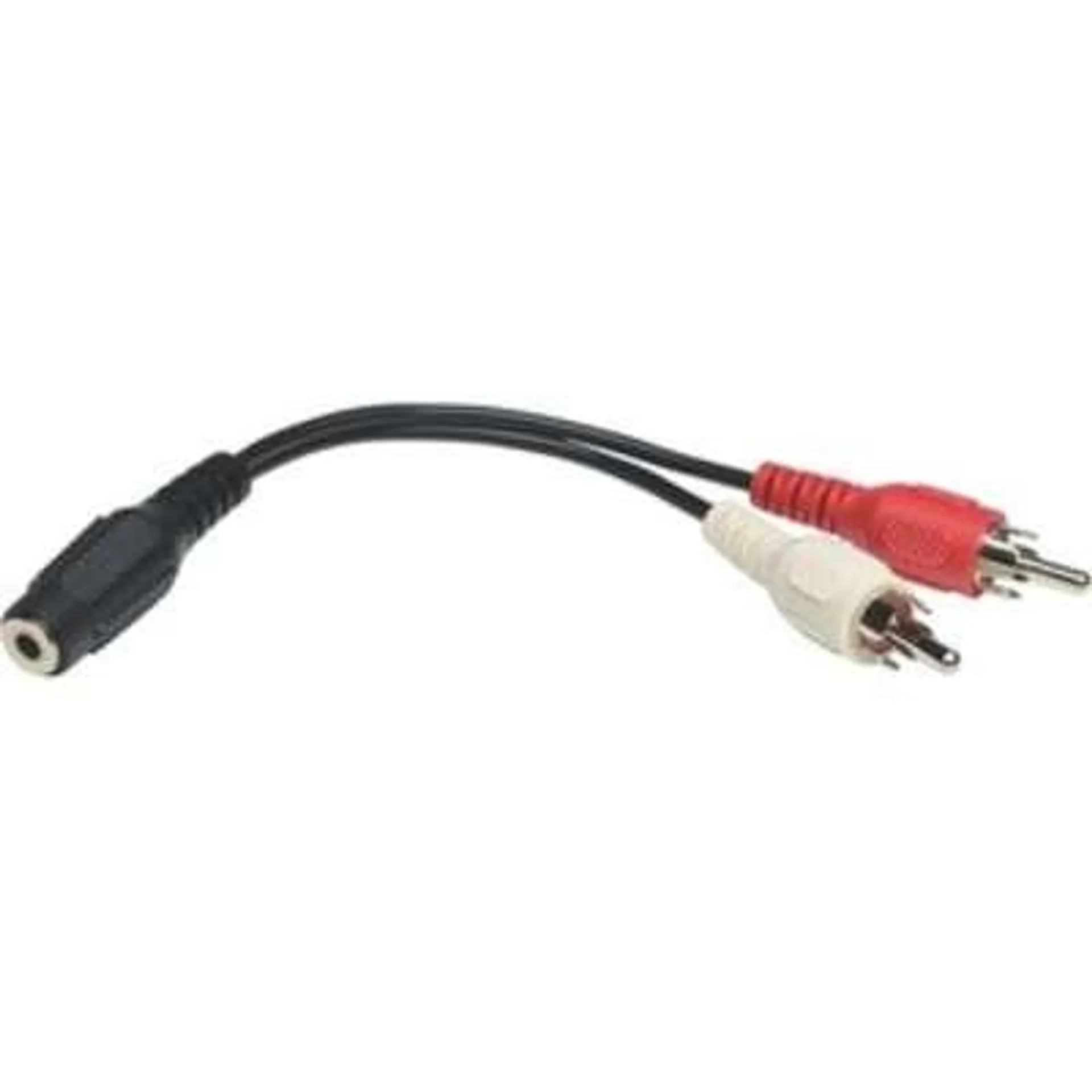 Tripp Lite 6 inch 3.5MM Mini Ster to RCA Splitter Cable