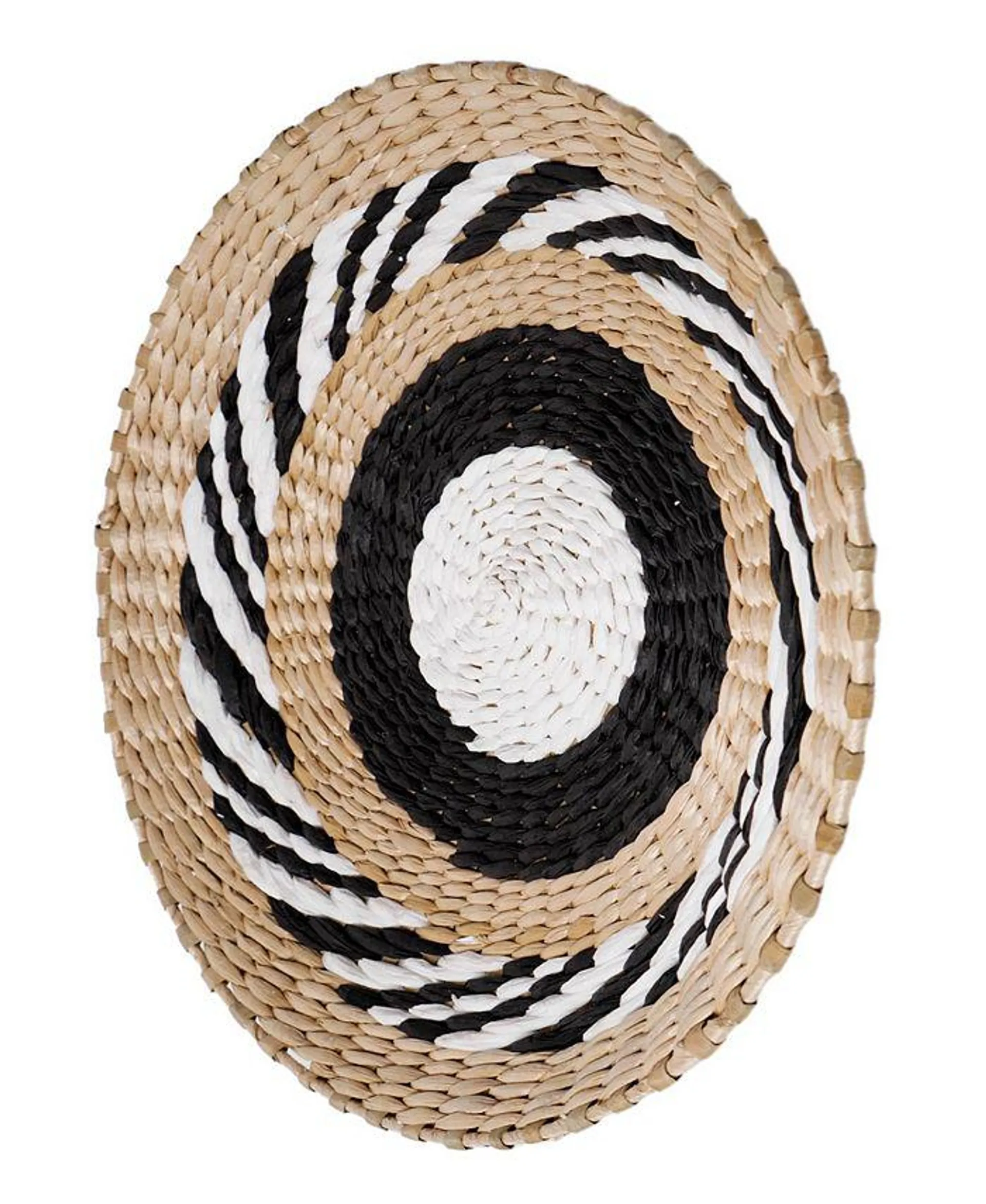Woven Seaweed Hanging Wall Accent Basket, 16"