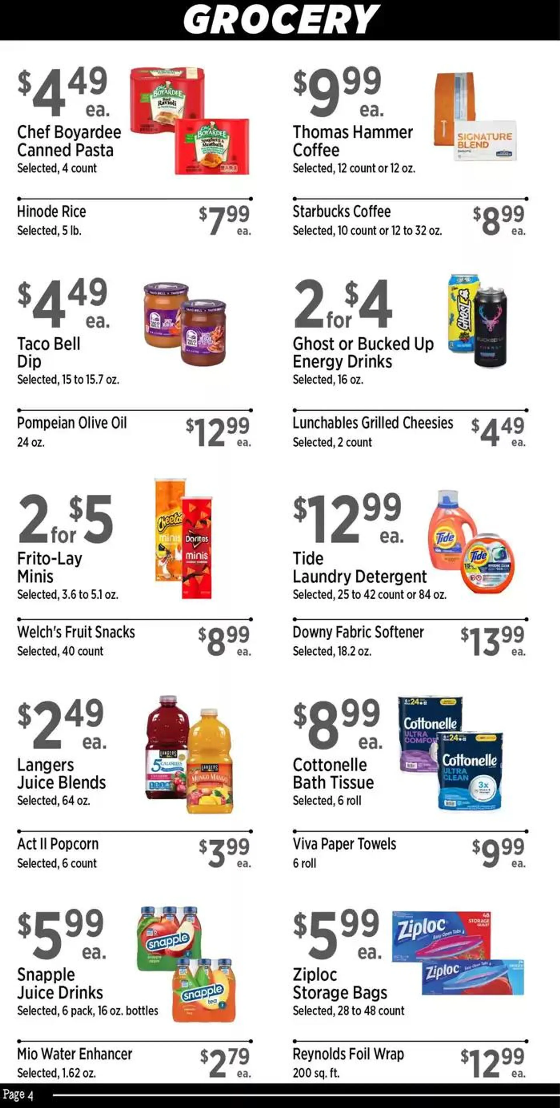 Weekly ad Yoke's Fresh Market Monthly Savings Guide from September 25 to October 29 2024 - Page 4