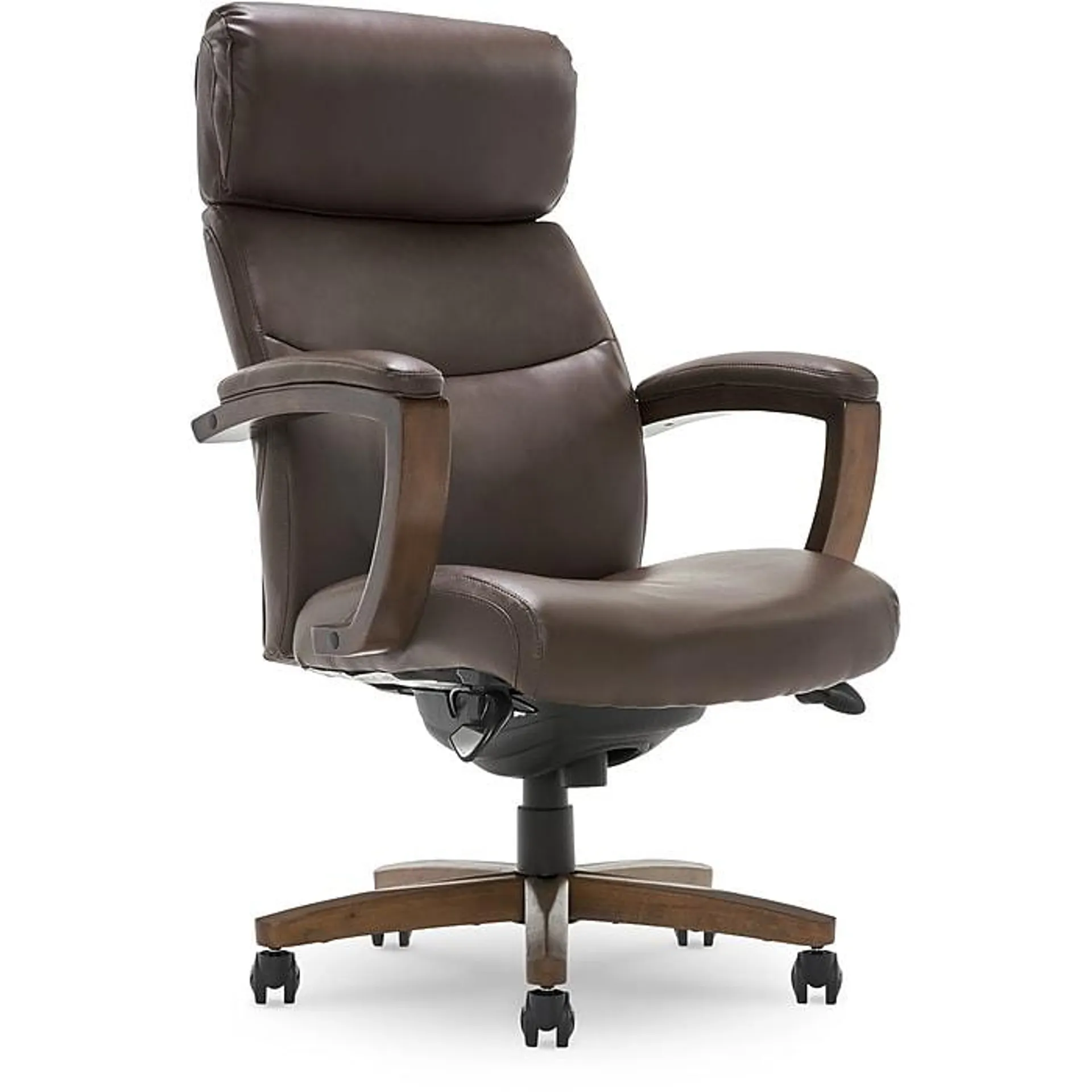 La-Z-Boy Greyson Ergonomic Bonded Leather Swivel Executive Chair,