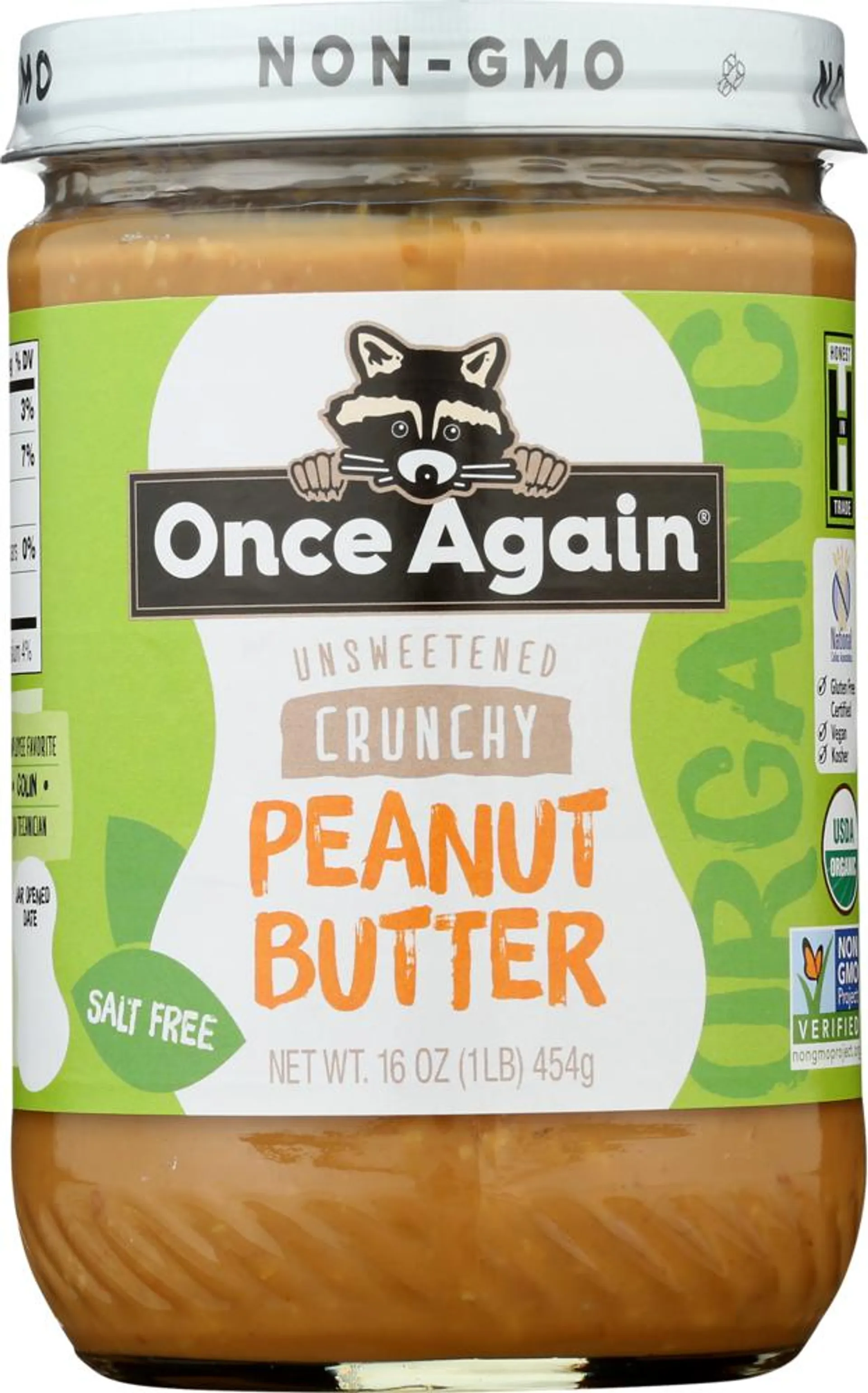 Organic Peanut Butter Crunchy