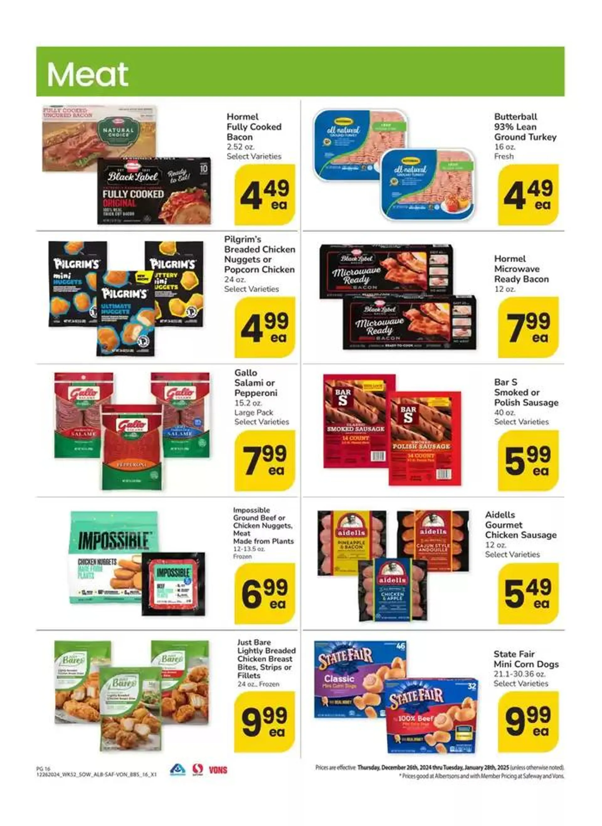 Weekly ad Albertsons - Southwest - BBS from December 26 to January 28 2025 - Page 16