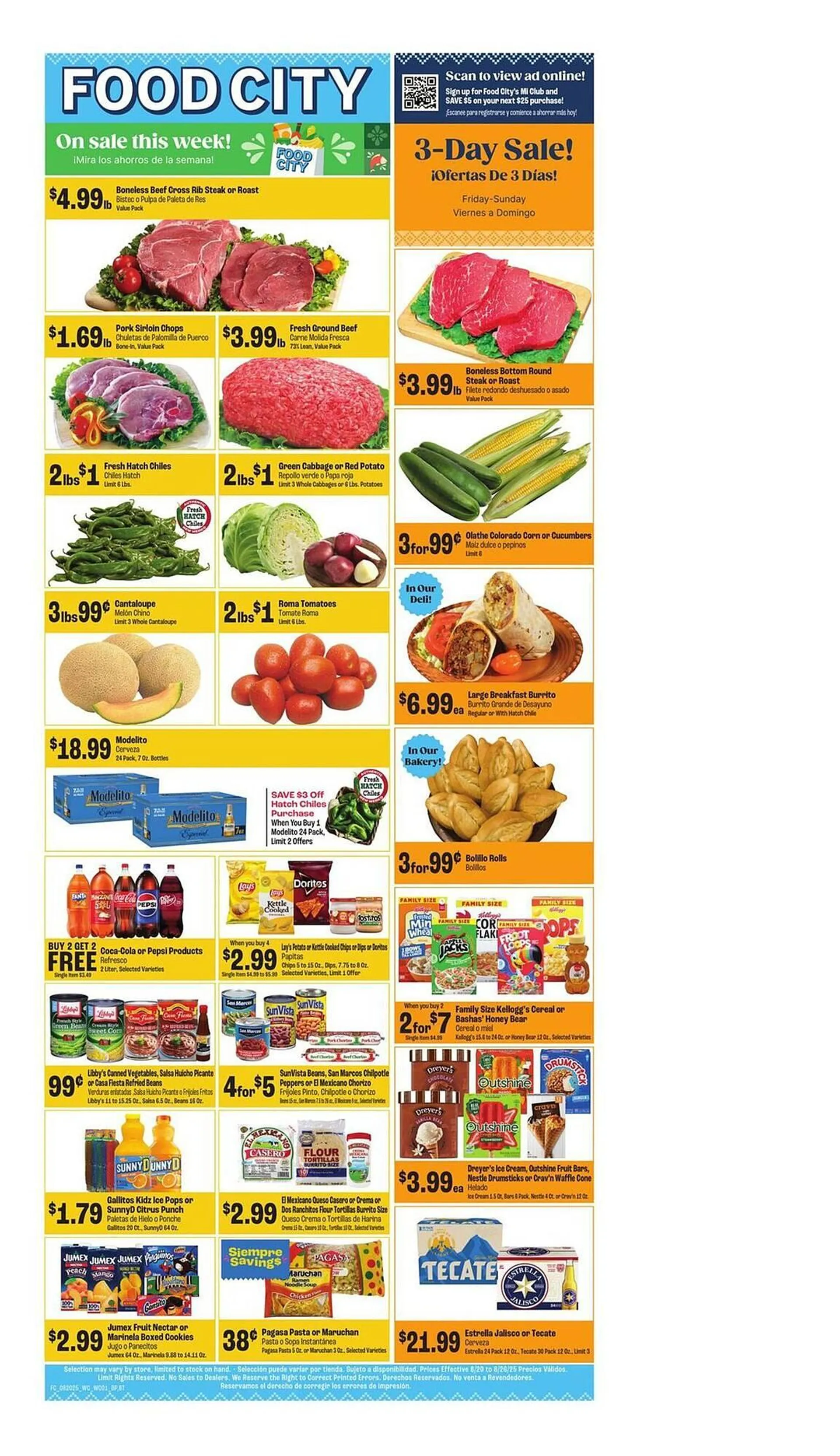 Weekly ad Food City Weekly Ad from August 20 to August 26 2025 - Page 1