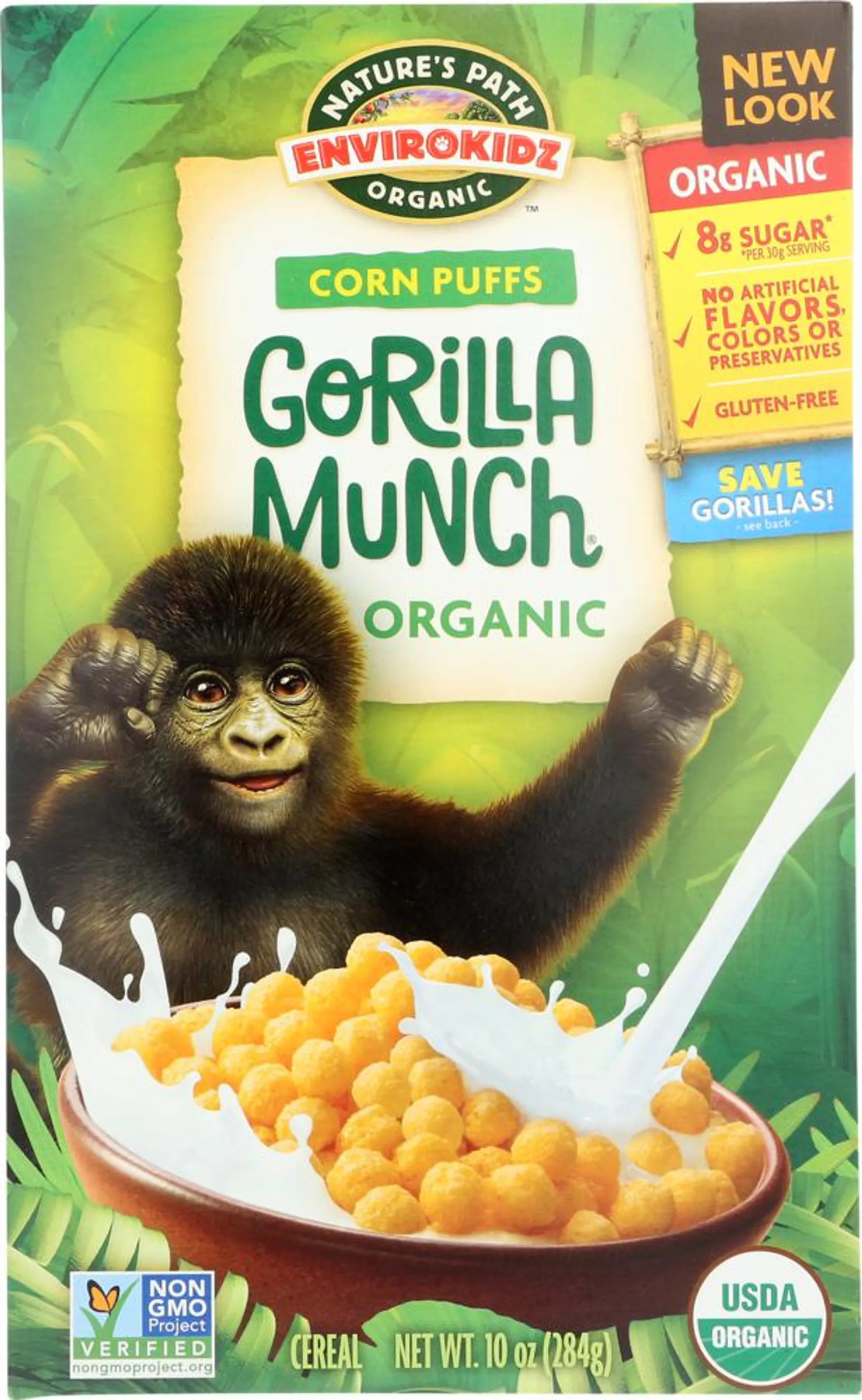 Enviro Kidz Cereals Cereal Gorilla Munch 10z