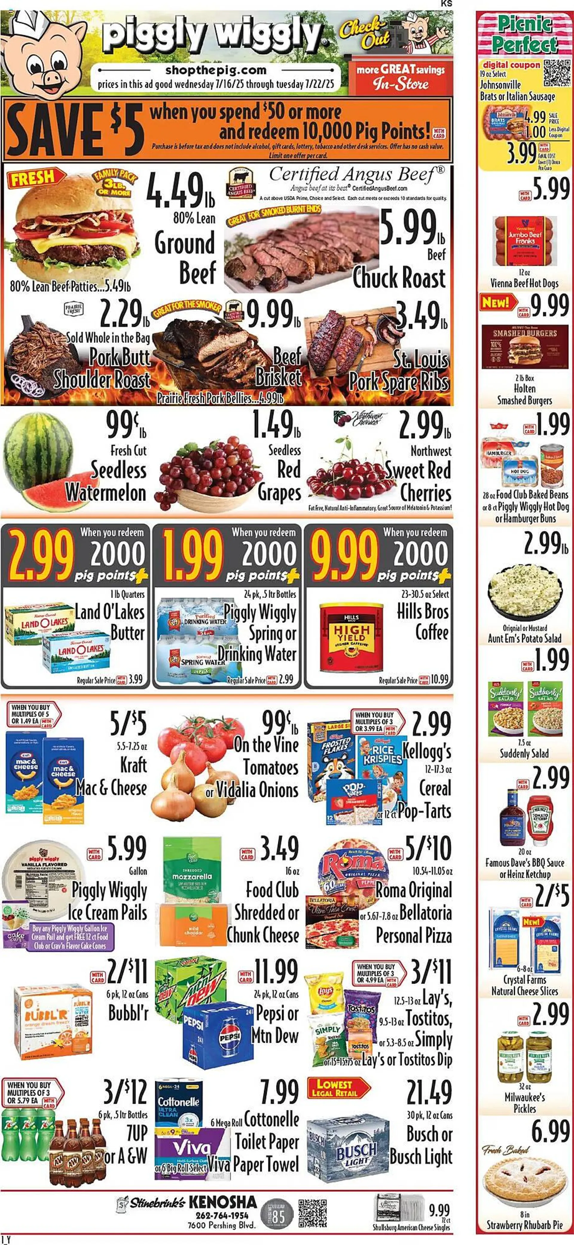 Weekly ad Piggly Wiggly Weekly Ad from July 16 to July 22 2025 - Page 1