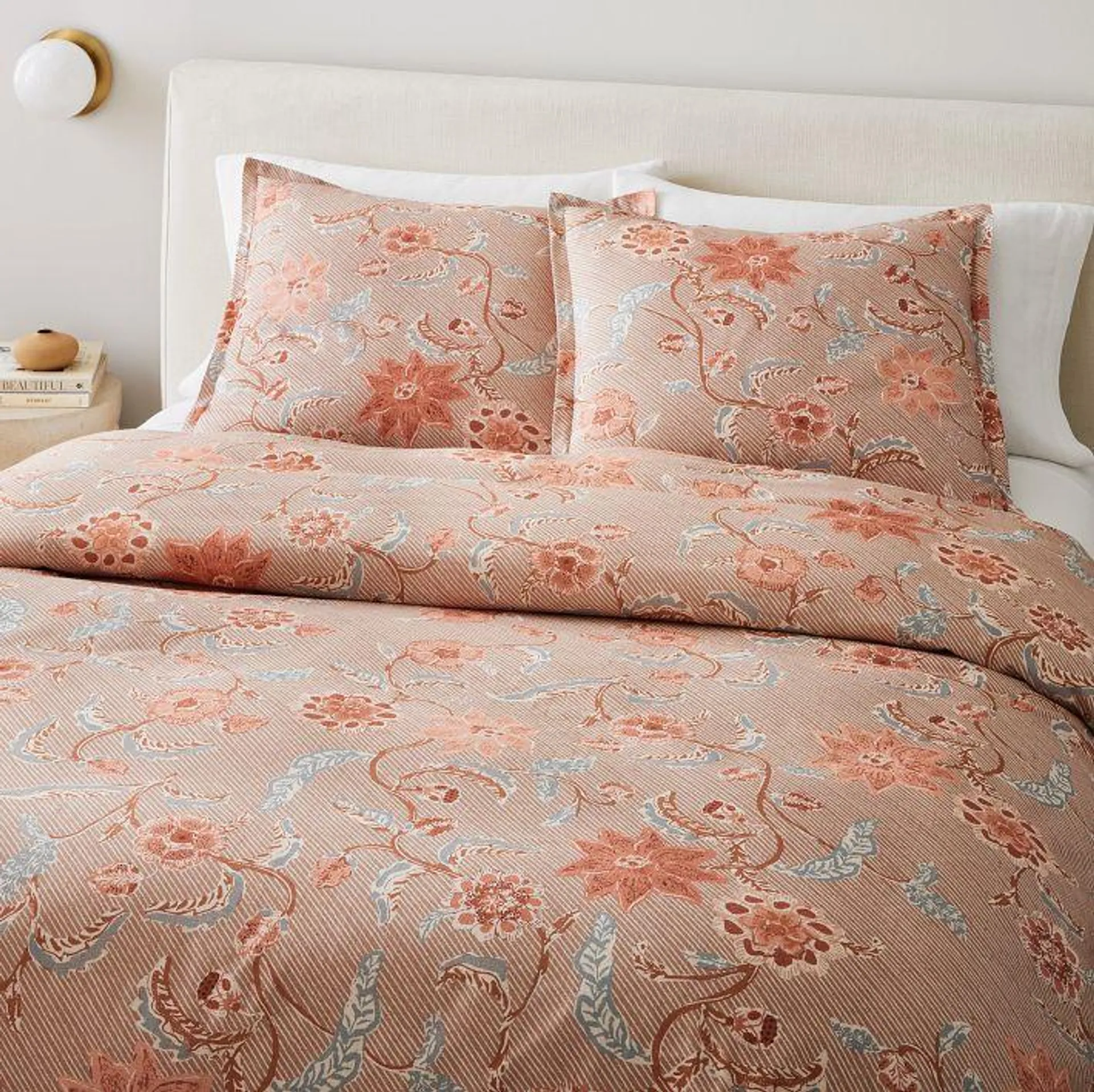 Batik Floral Duvet Cover & Shams