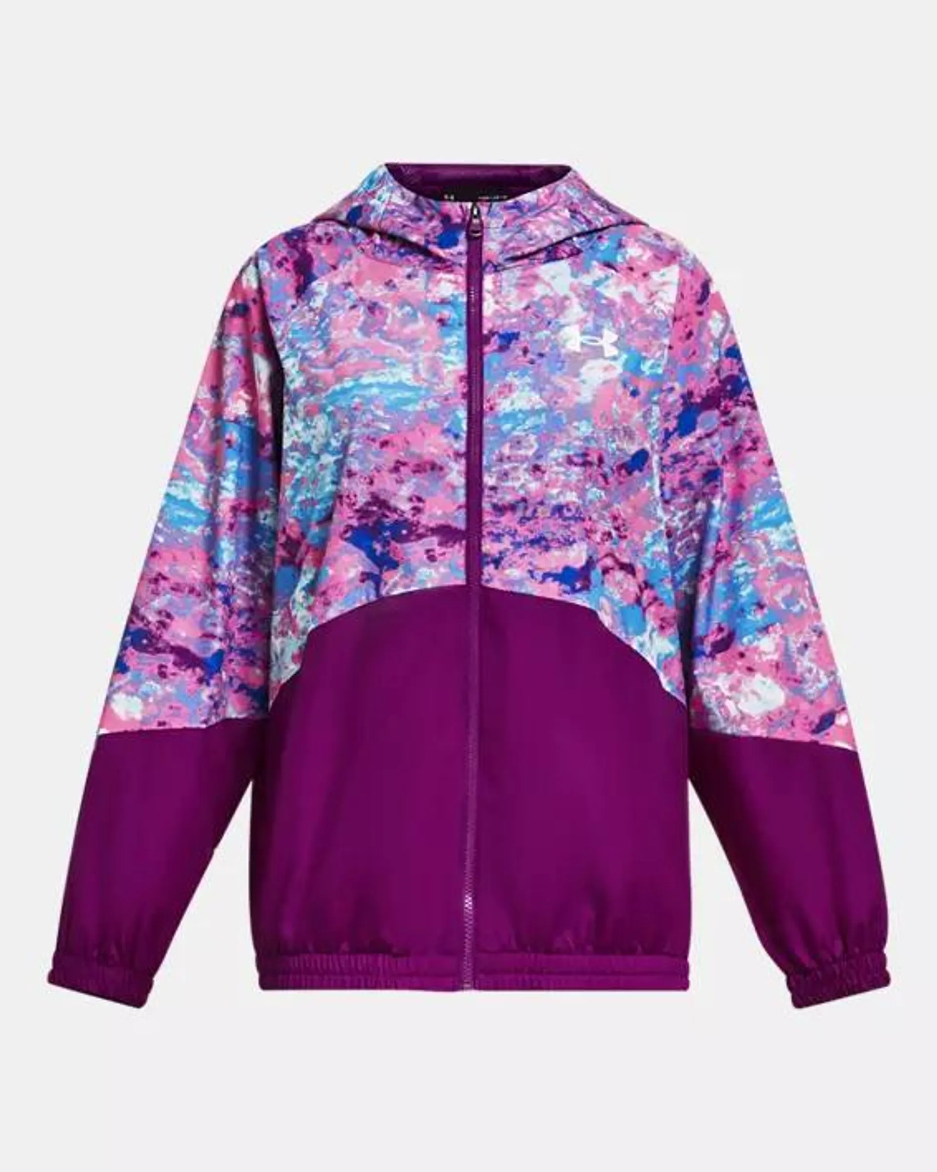 Girls' UA Woven Full-Zip Jacket