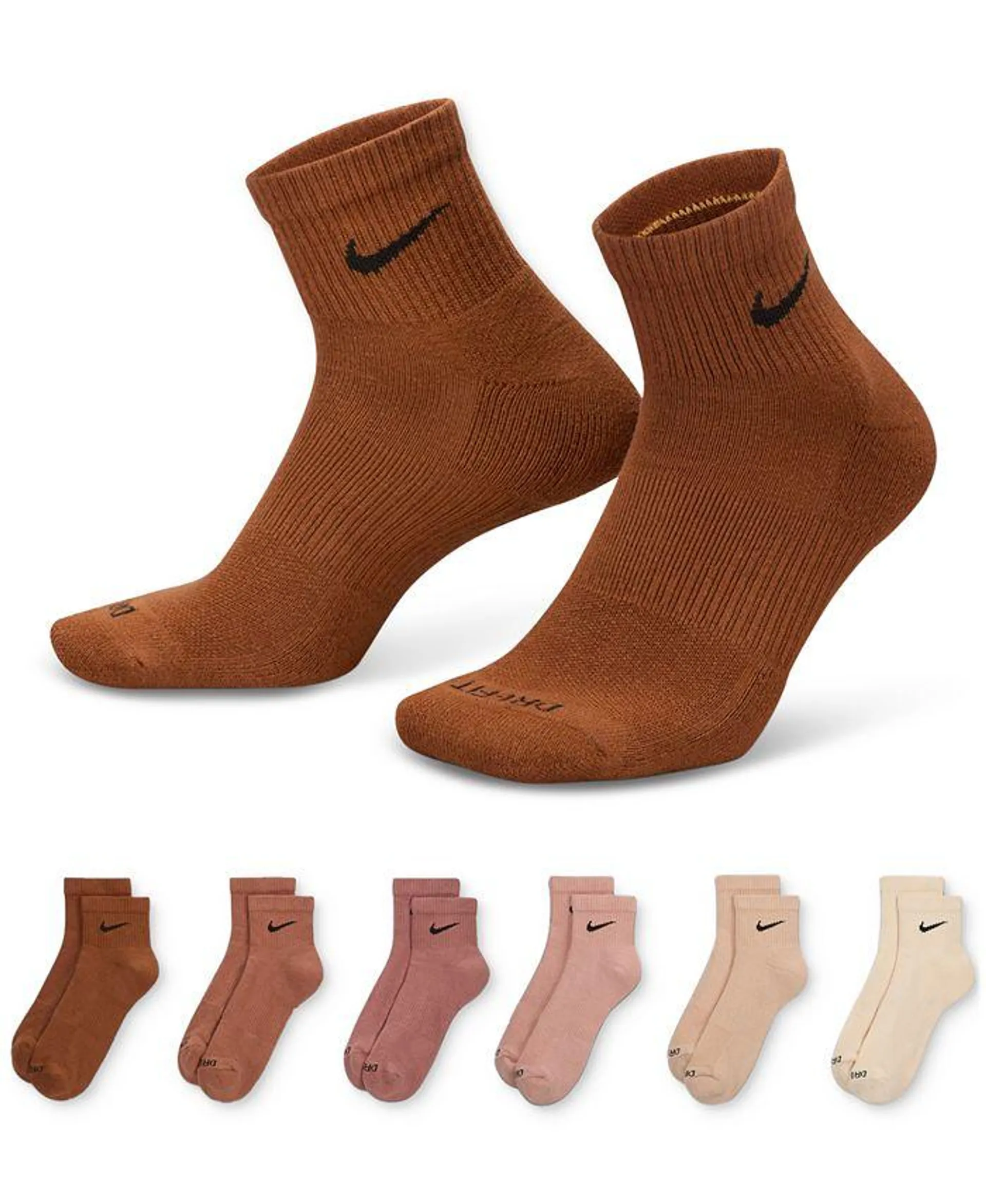 Unisex 6-Pk. Dri-FIT Quarter Socks