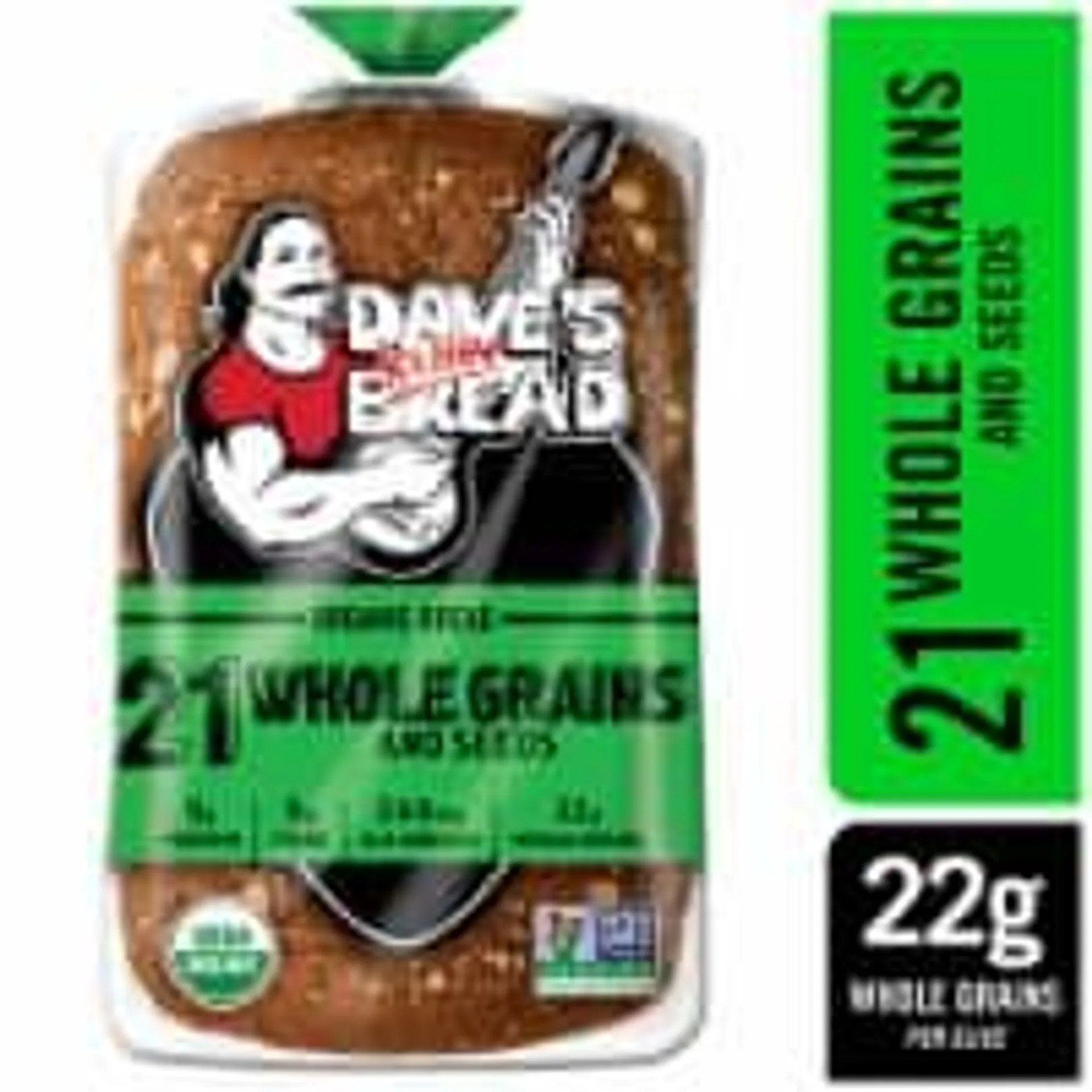 Dave's Killer Bread 21 Whole Grains and Seeds Organic Whole Grain Bread