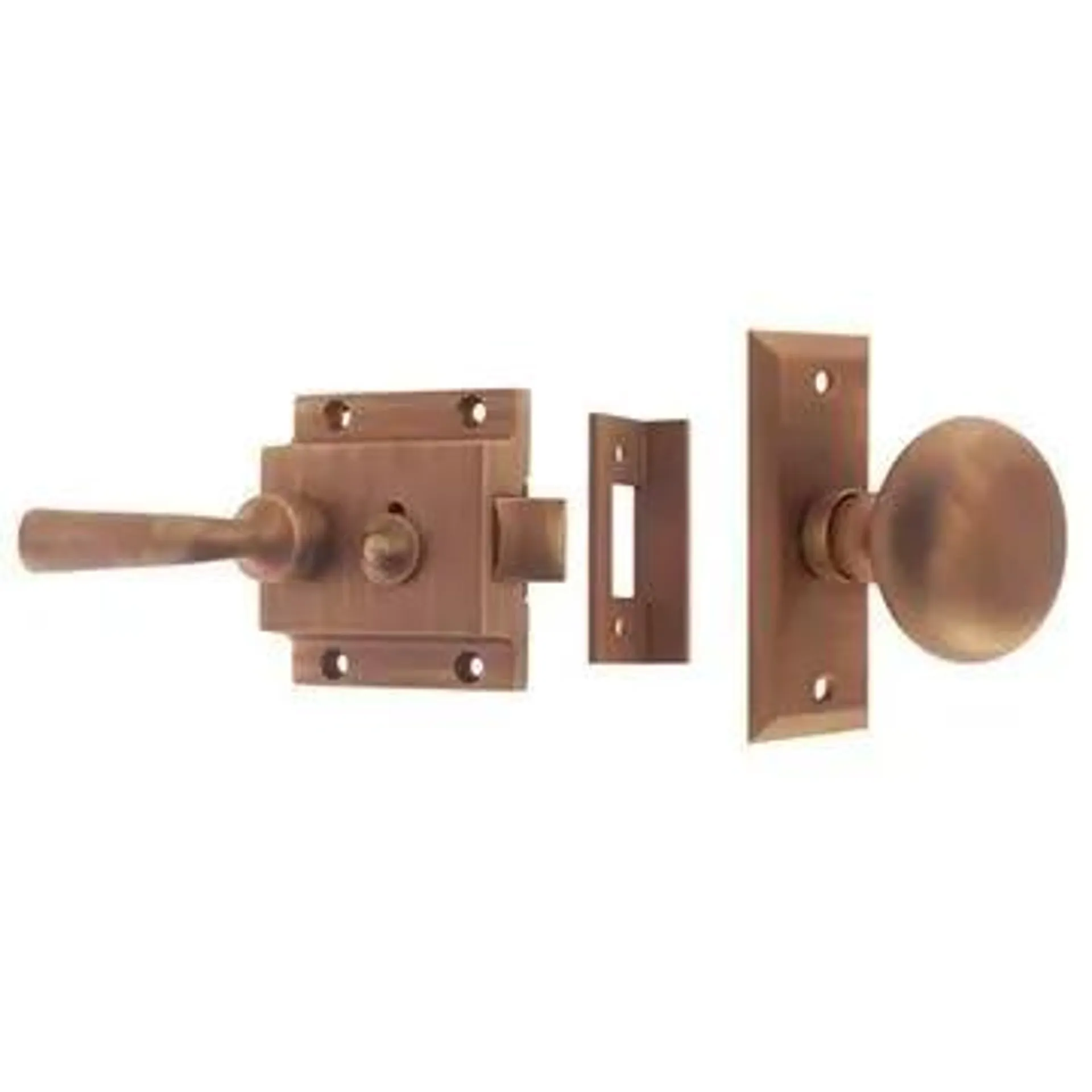 Restorers Classic Knob to Lever Screen Door Latch Set