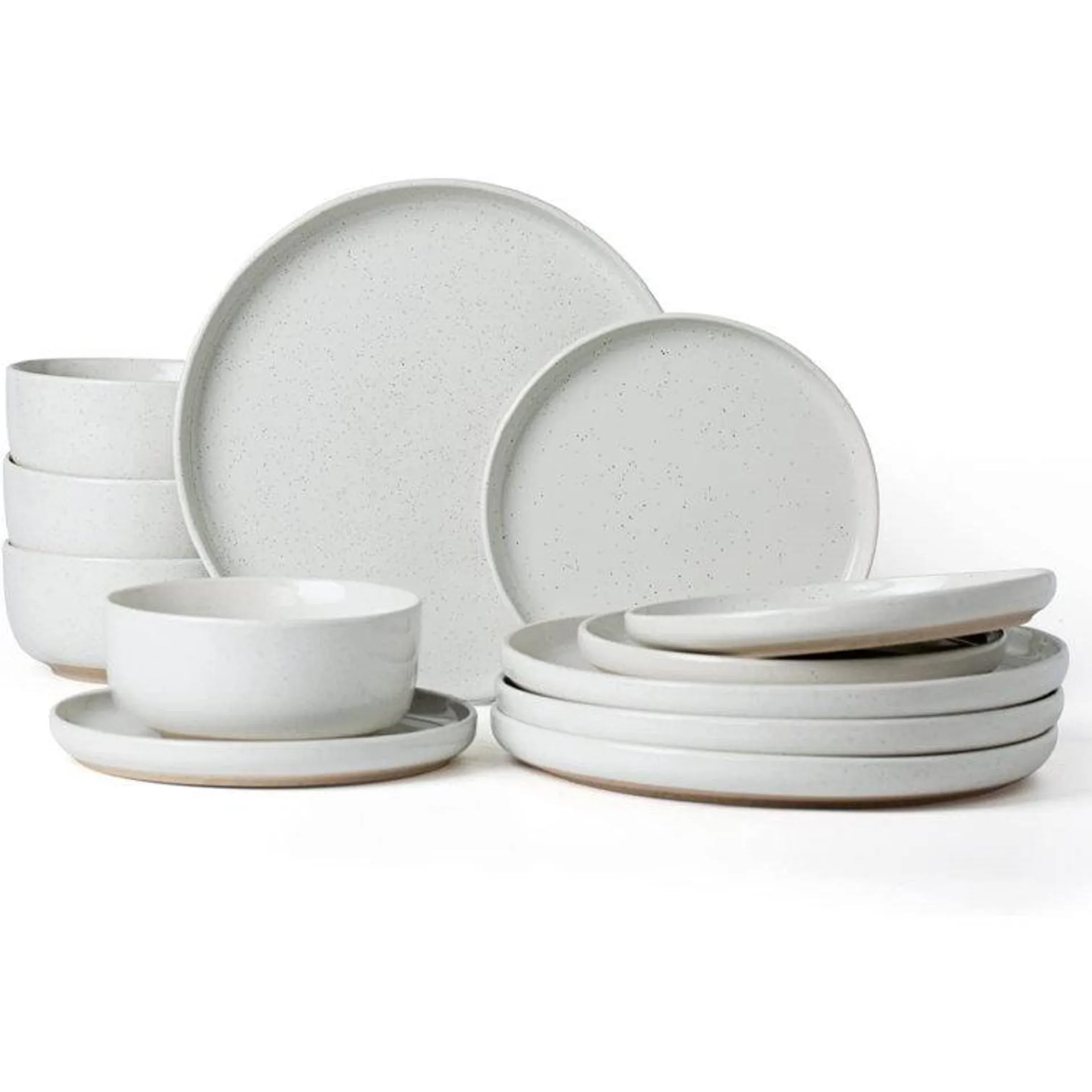 Daytona Stoneware Dinnerware - Set of 12