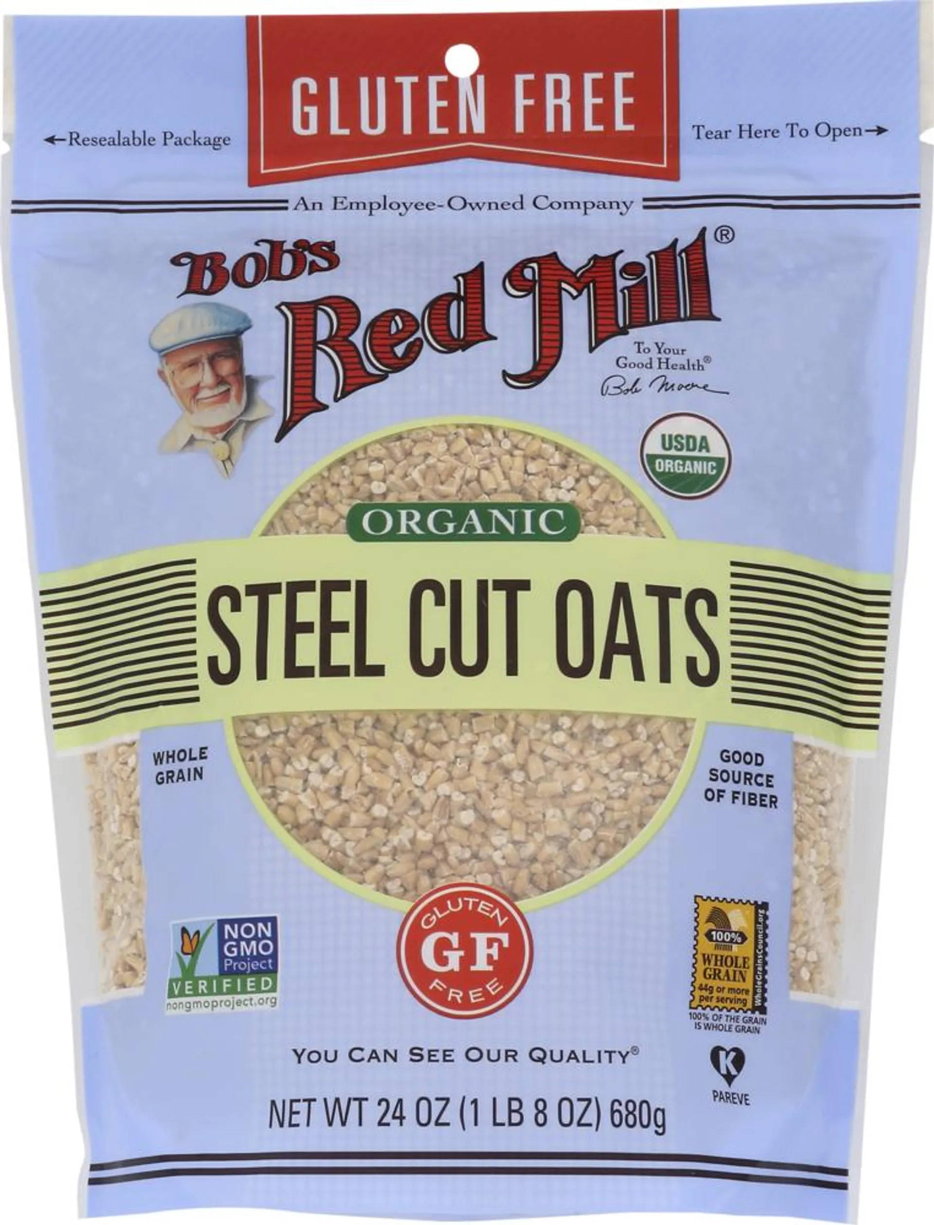 Organic Steel Cut Oats G/F