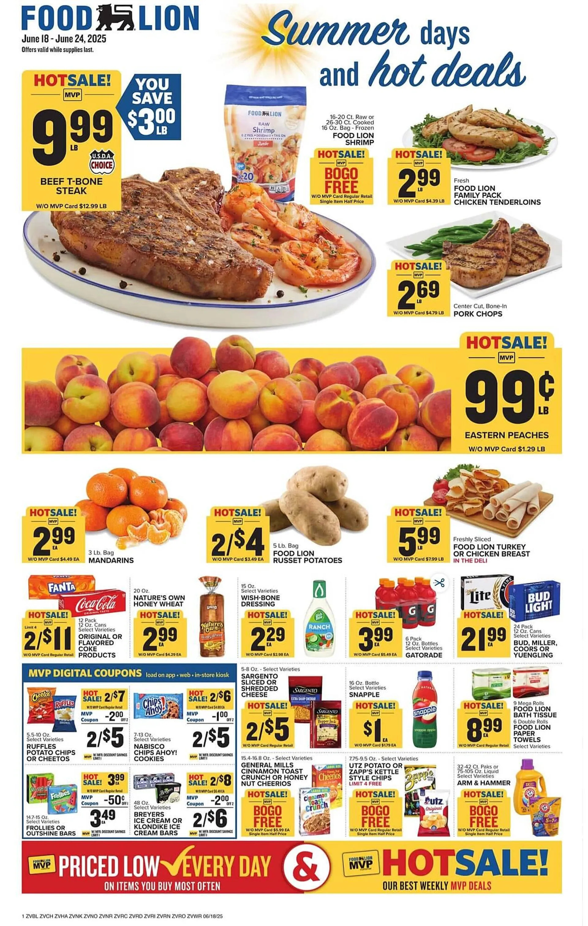 Weekly ad Food Lion Weekly Ad from June 18 to June 24 2025 - Page 1